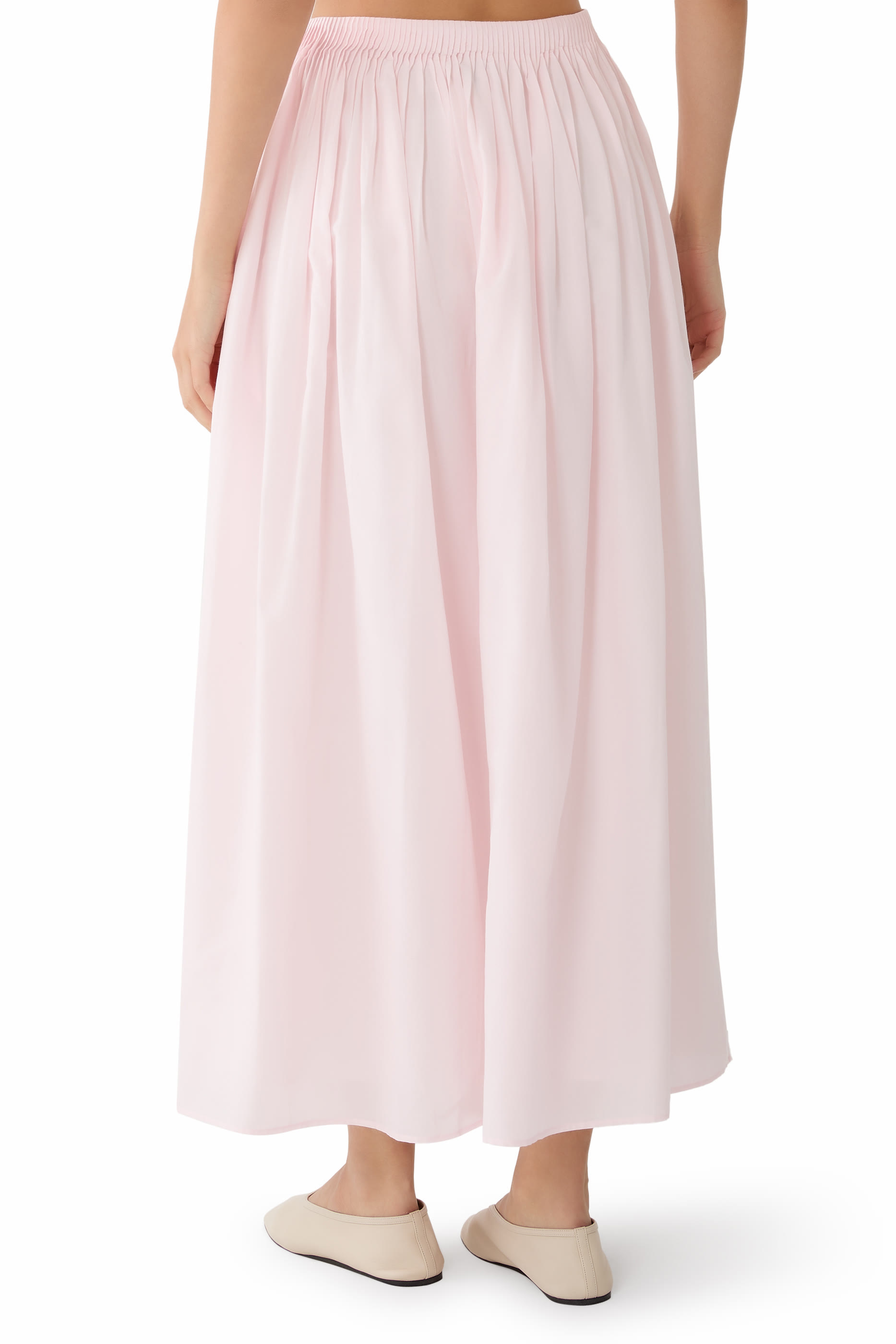 Naya Gathered Midi Skirt