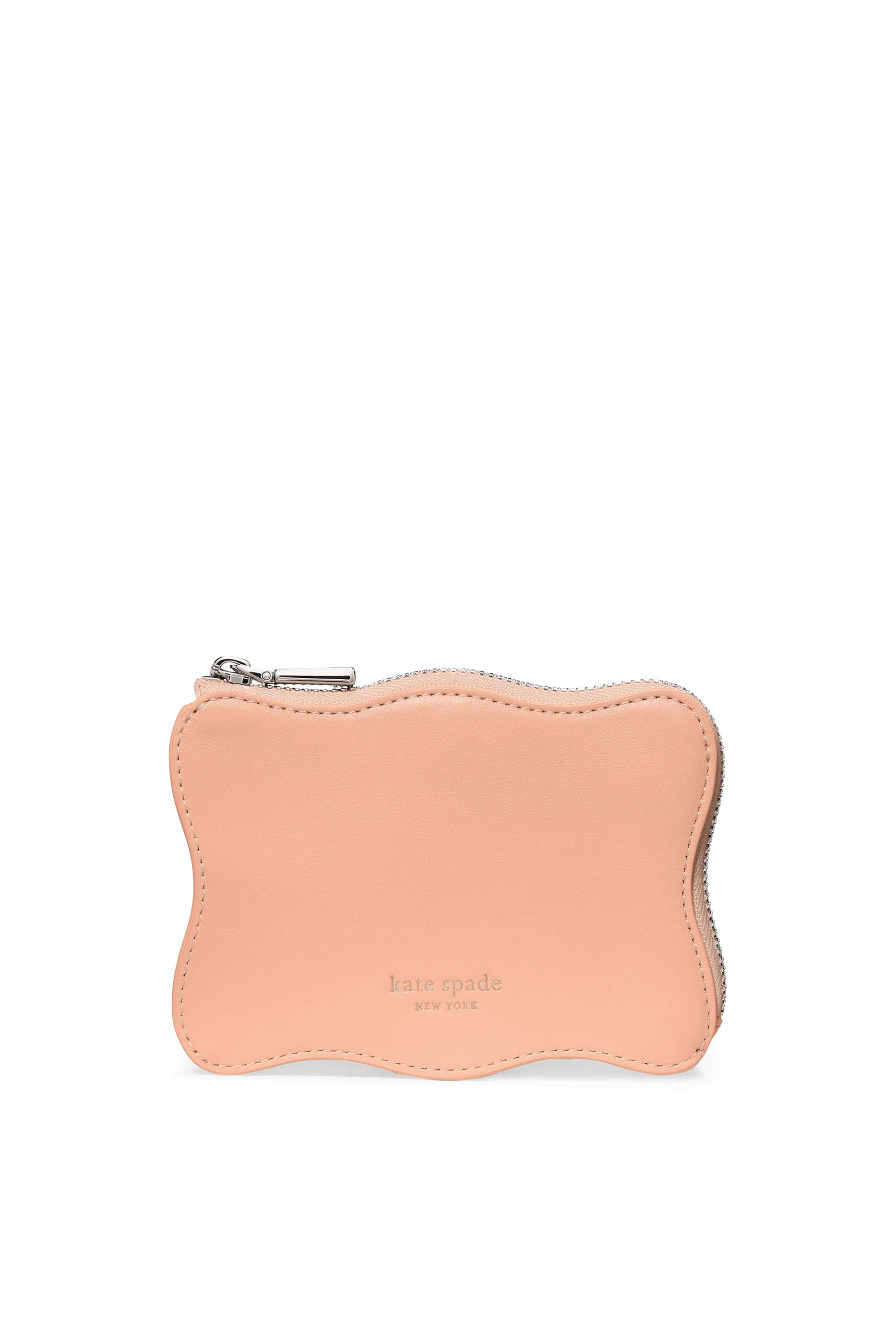 Wavy Mini Zip Card Case
