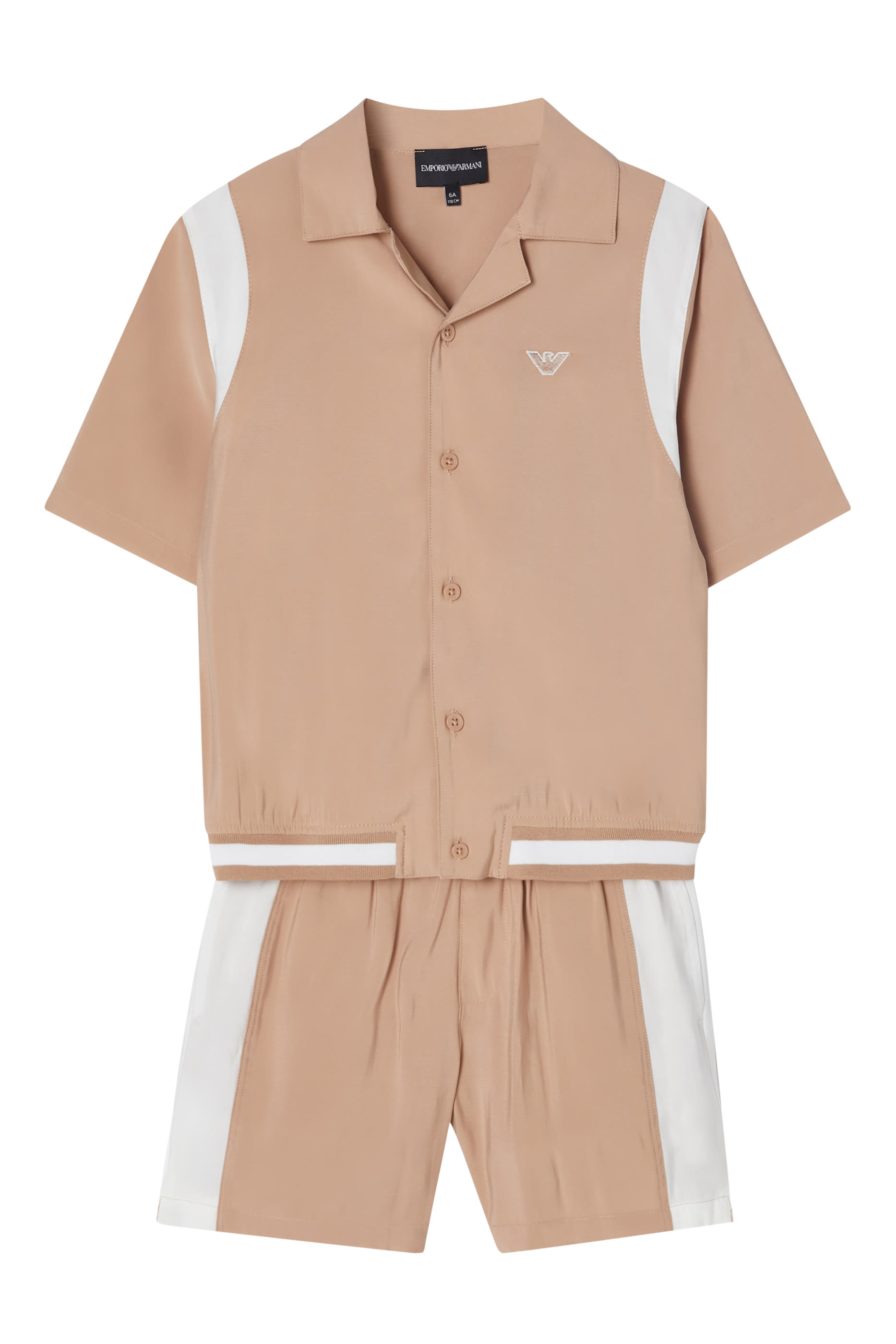 Kids Logo Shirt and Bermuda Shorts Set