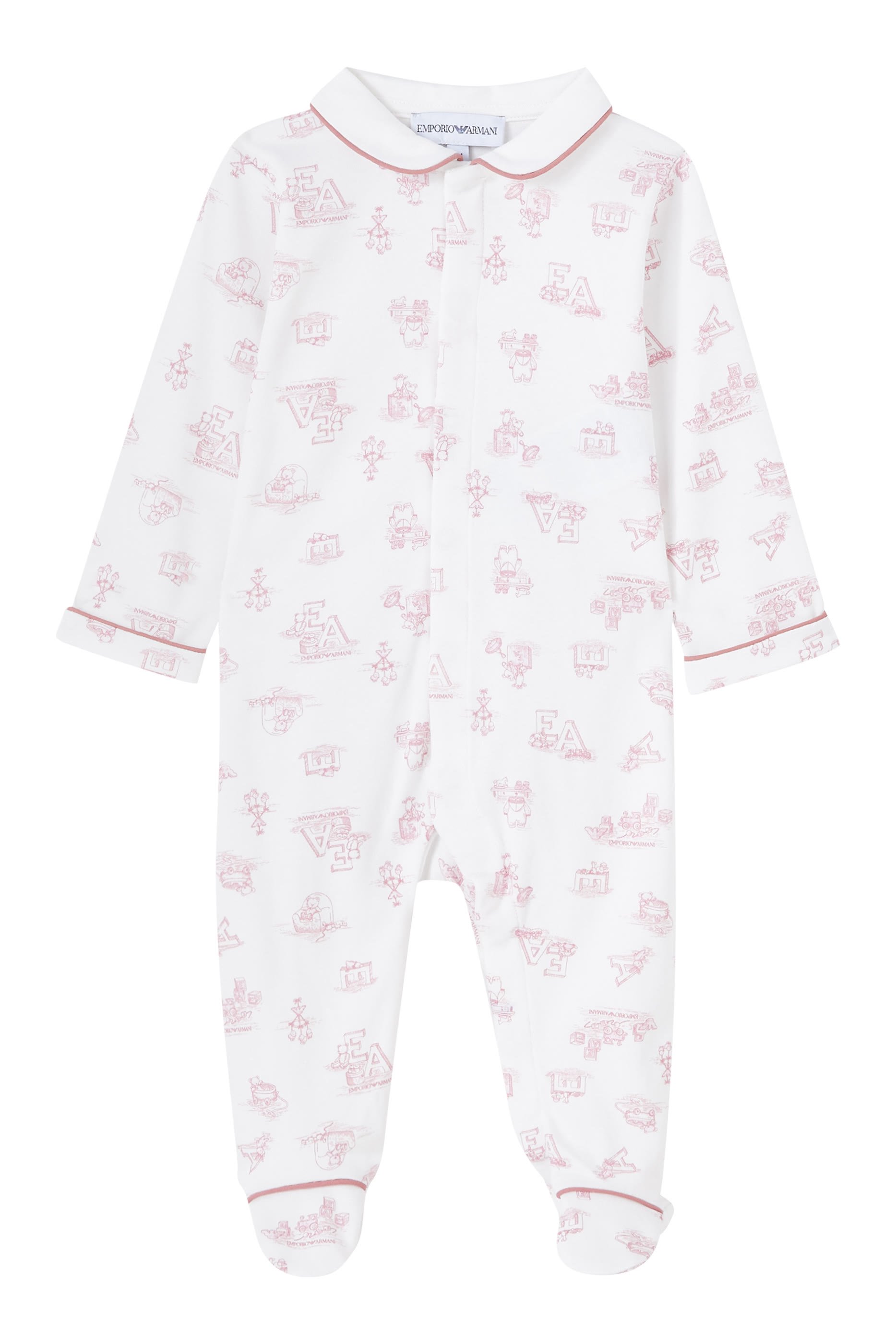 Kids EA7 Logo Bodysuit