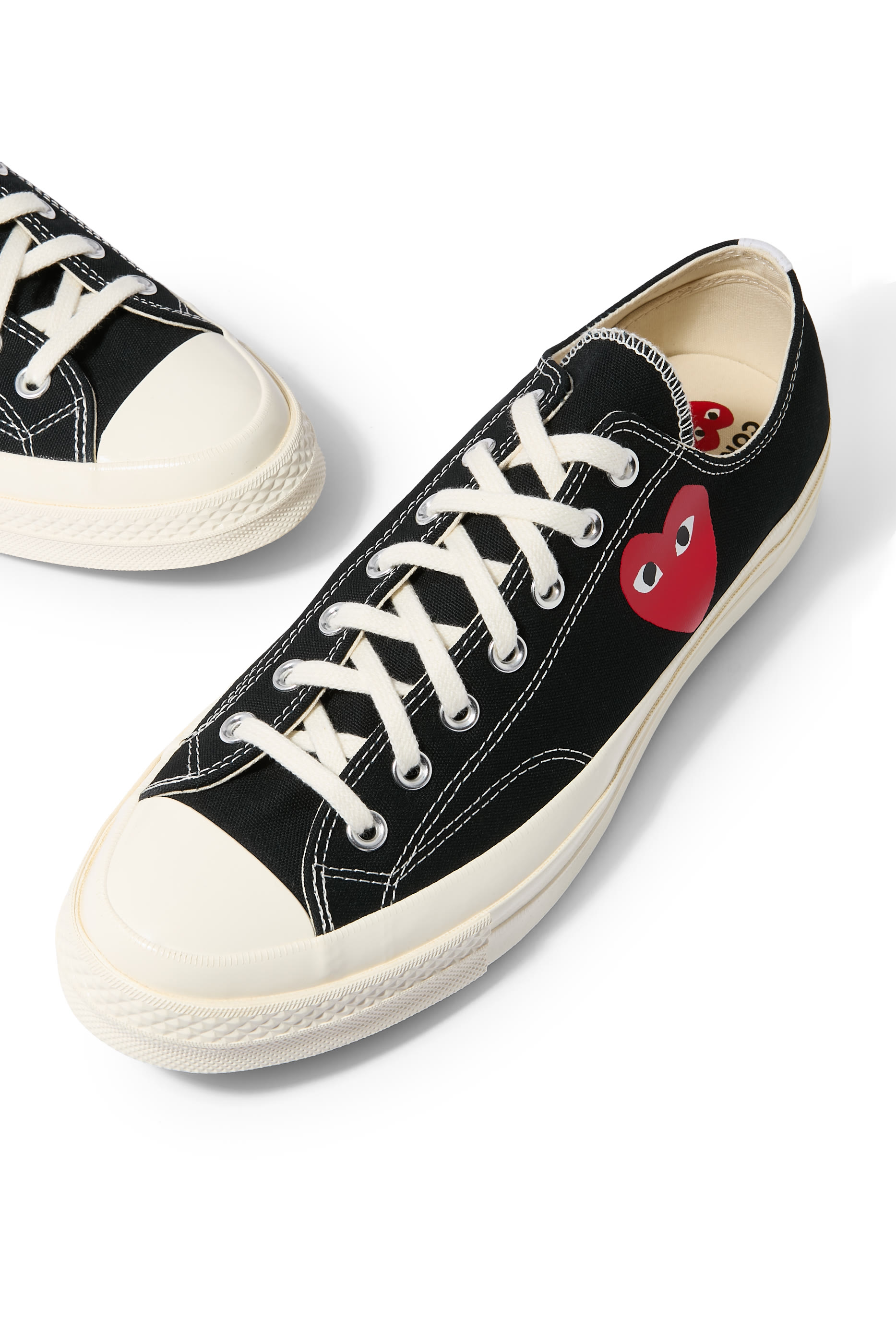  Converse Small Red Heart Low Top Sneakers 