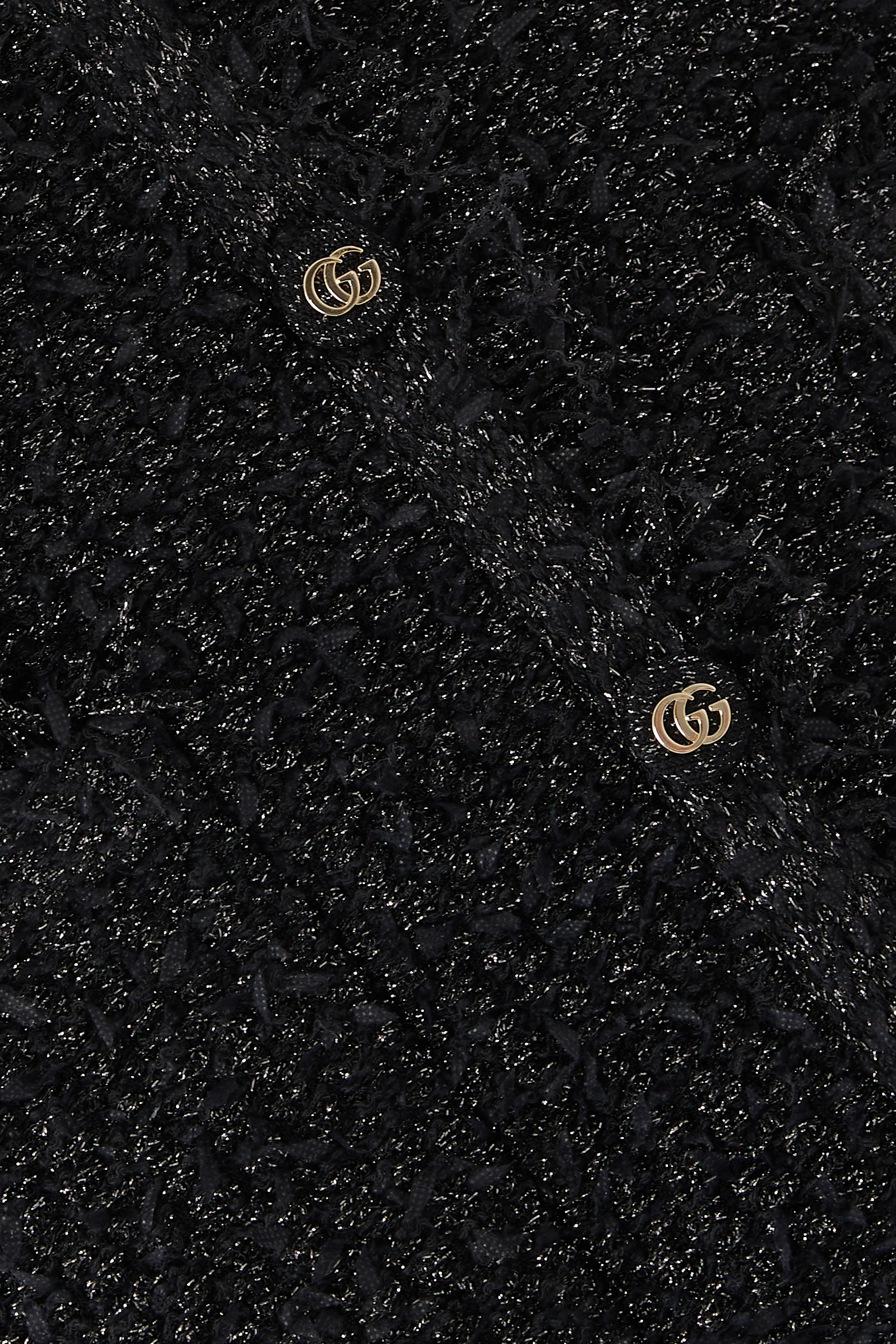 Lam&eacute; Woven Cardigan