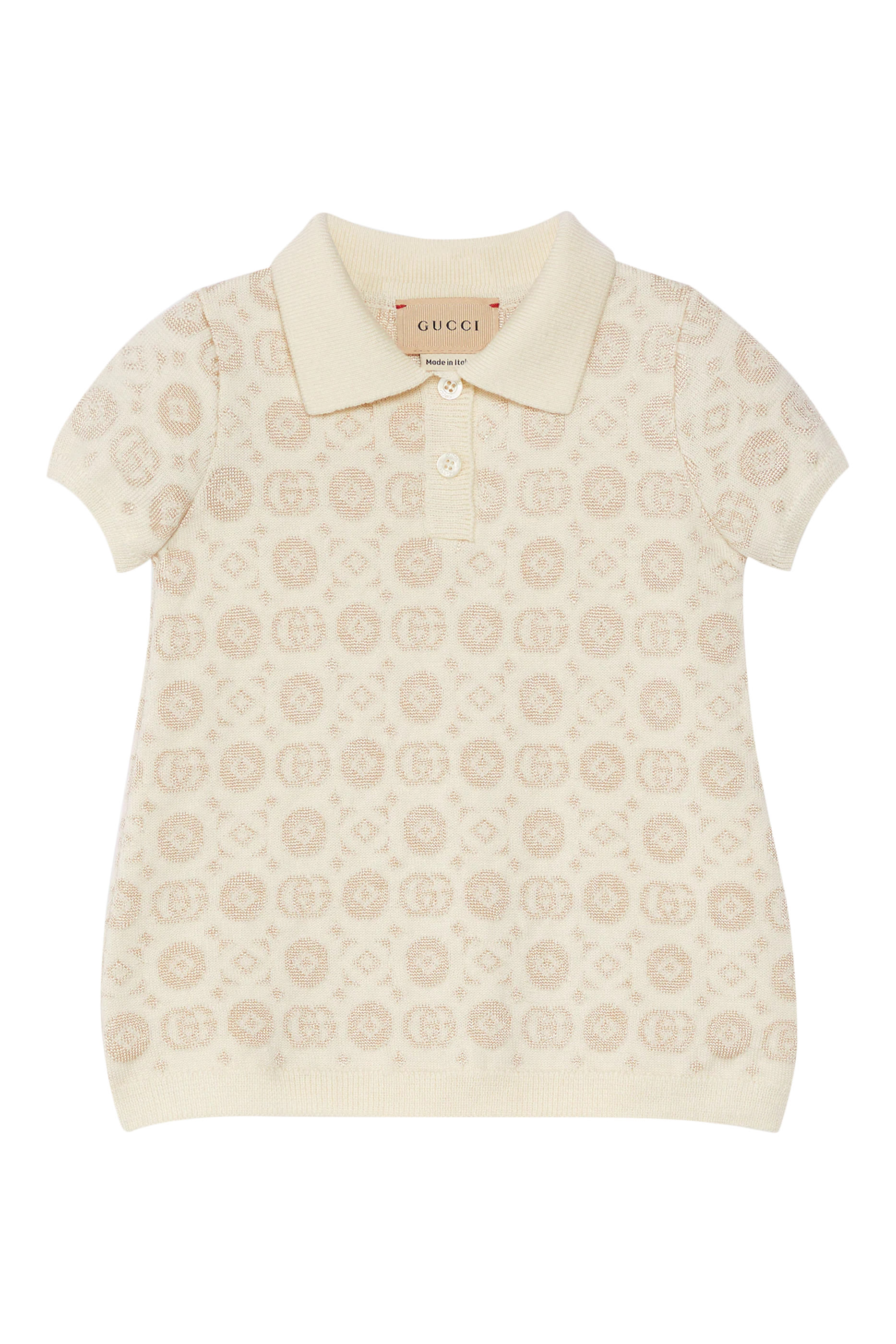 Kids Double G Wool Dress