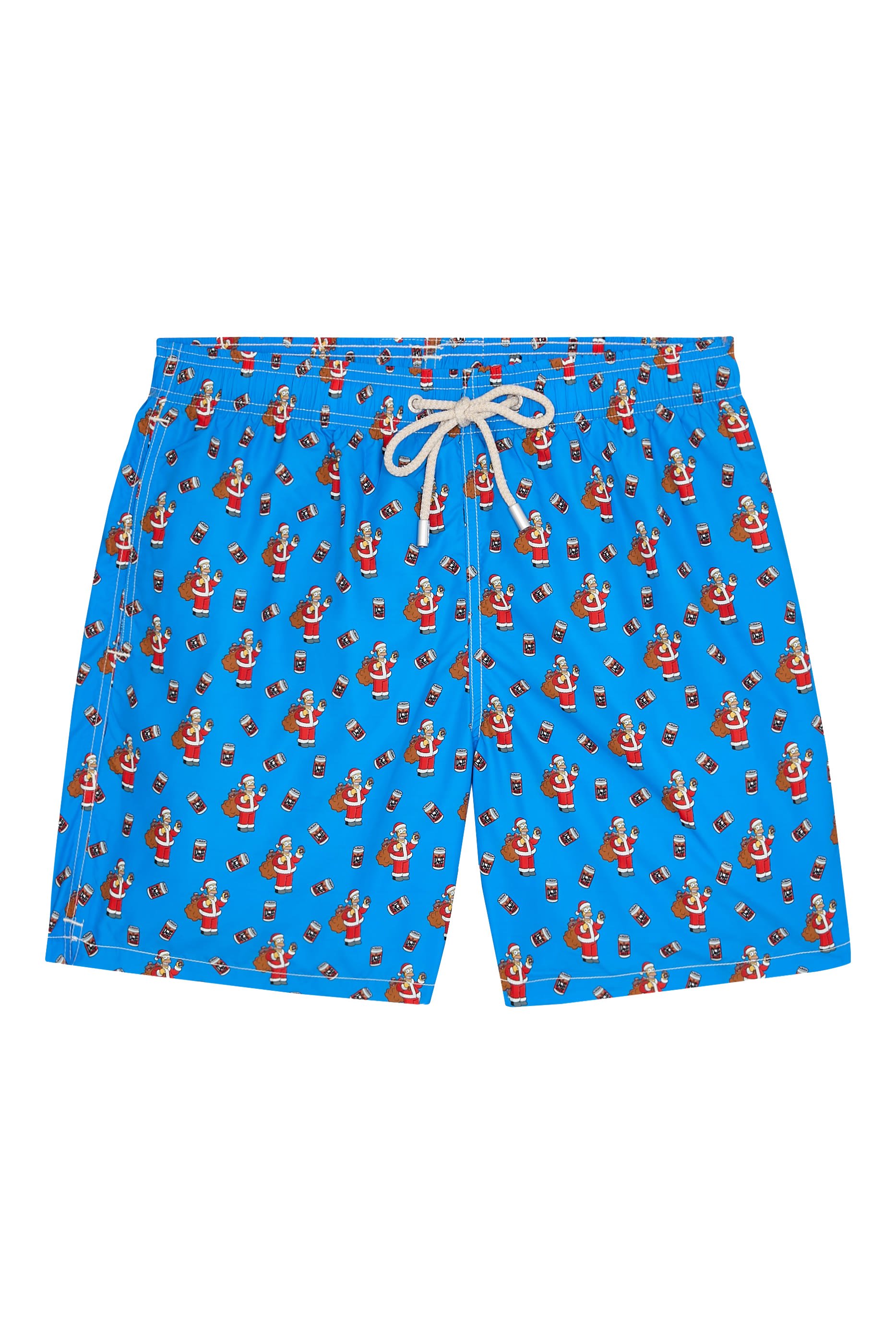 Fantasy Homer Santa Swim Shorts