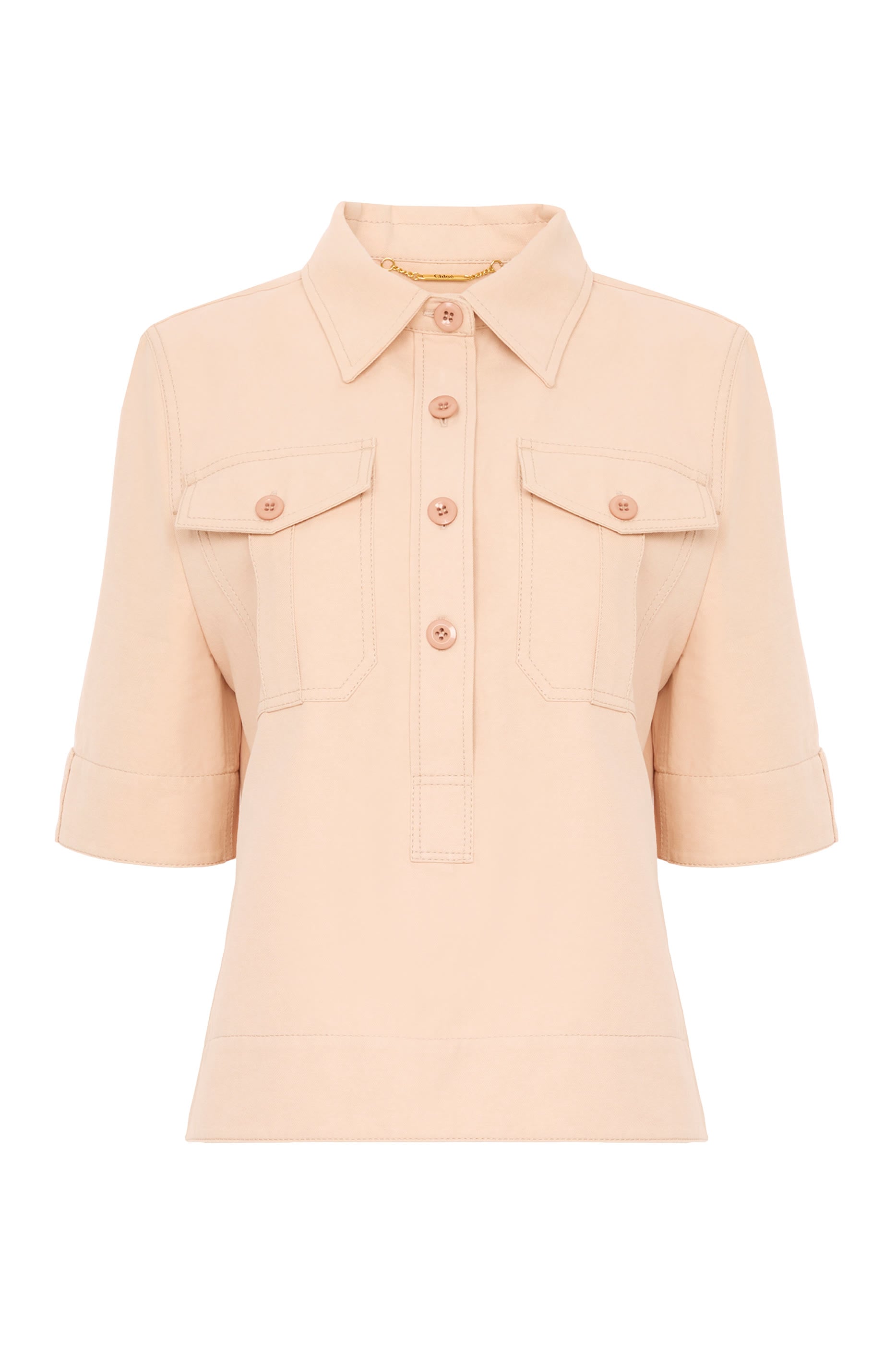 Flap Pockets Polo Shirt
