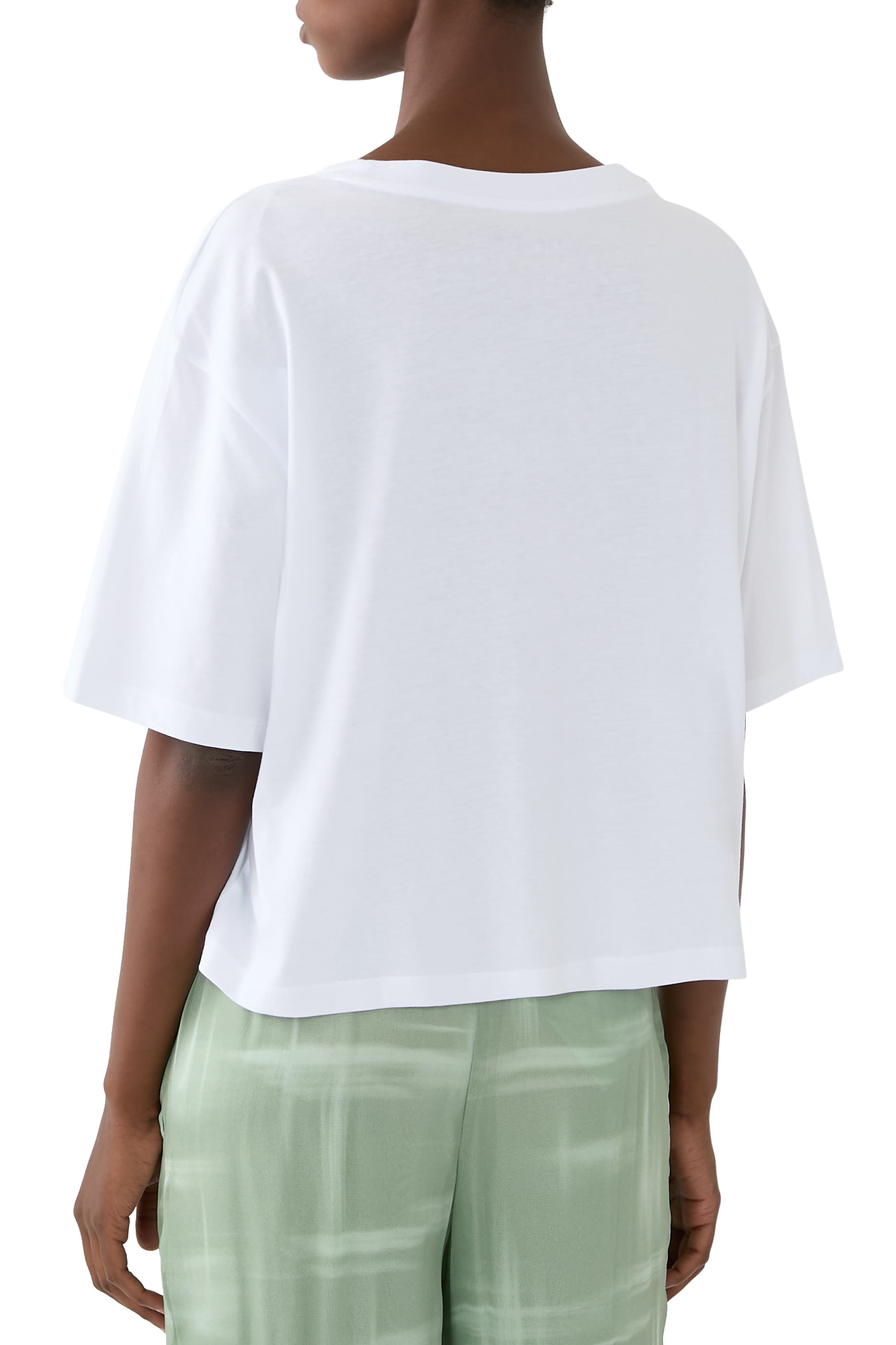 The Grid Logo Crop T-Shirt