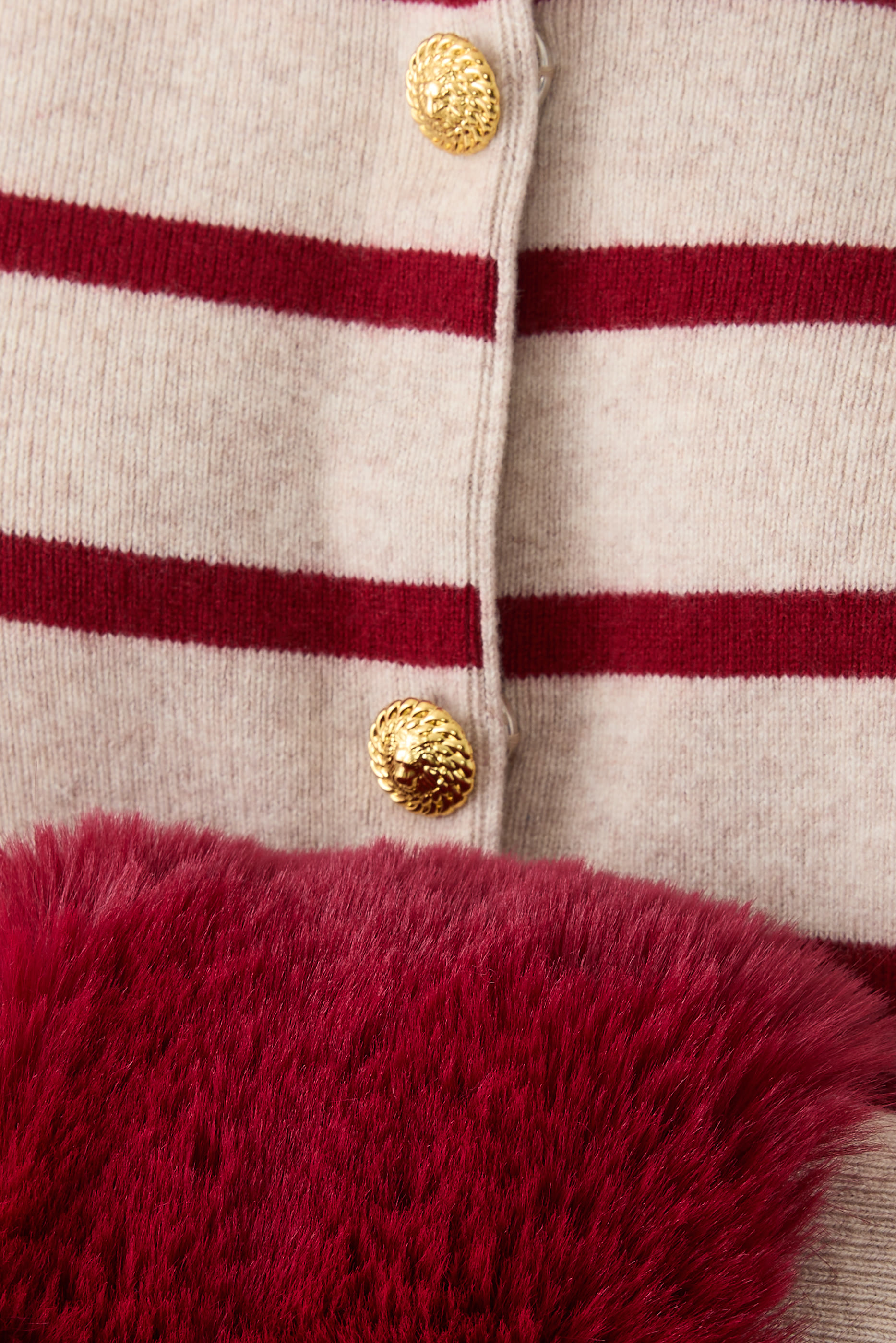 Striped Button Detail Shirt