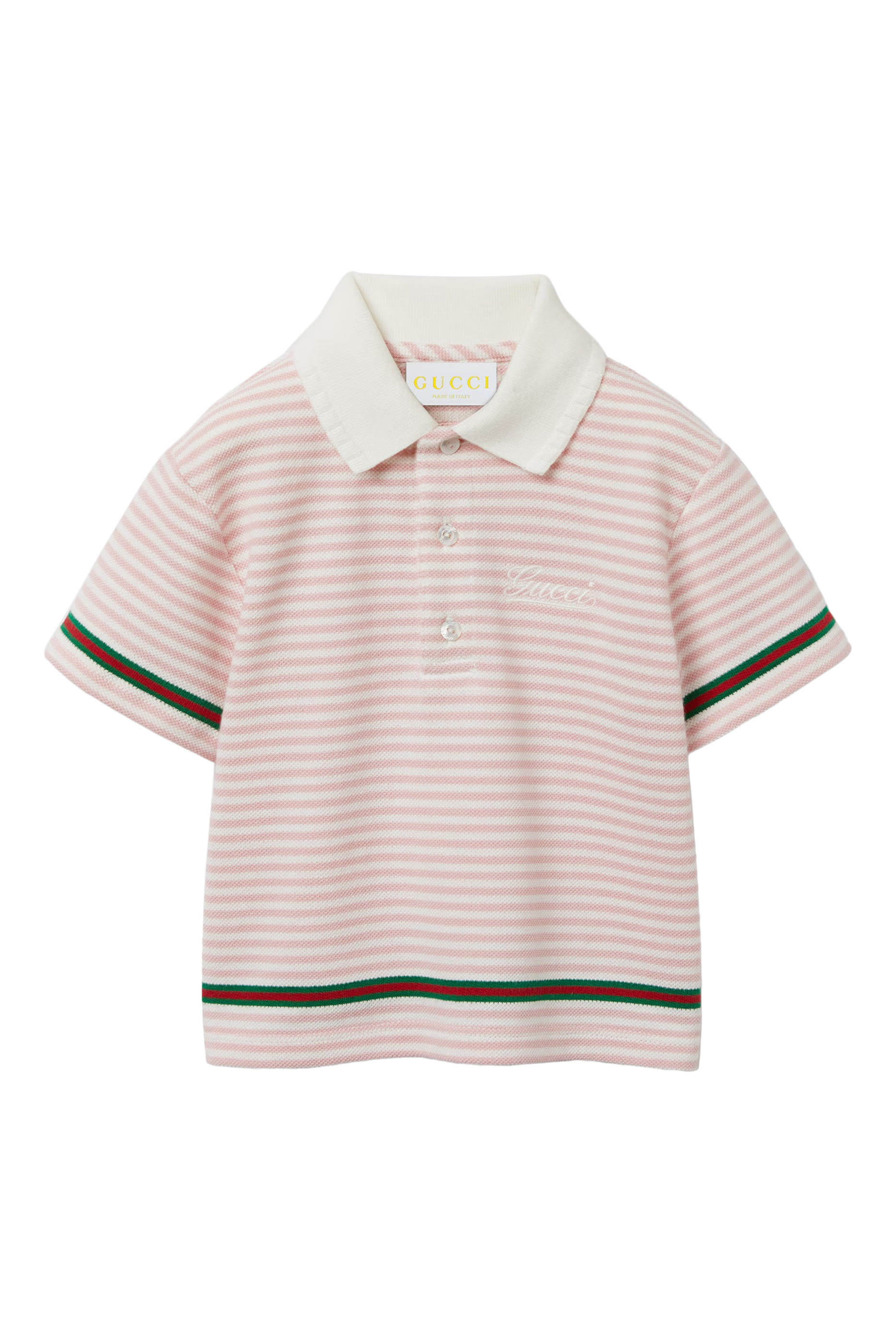 Kids Embroidered Cotton Polo Shirt