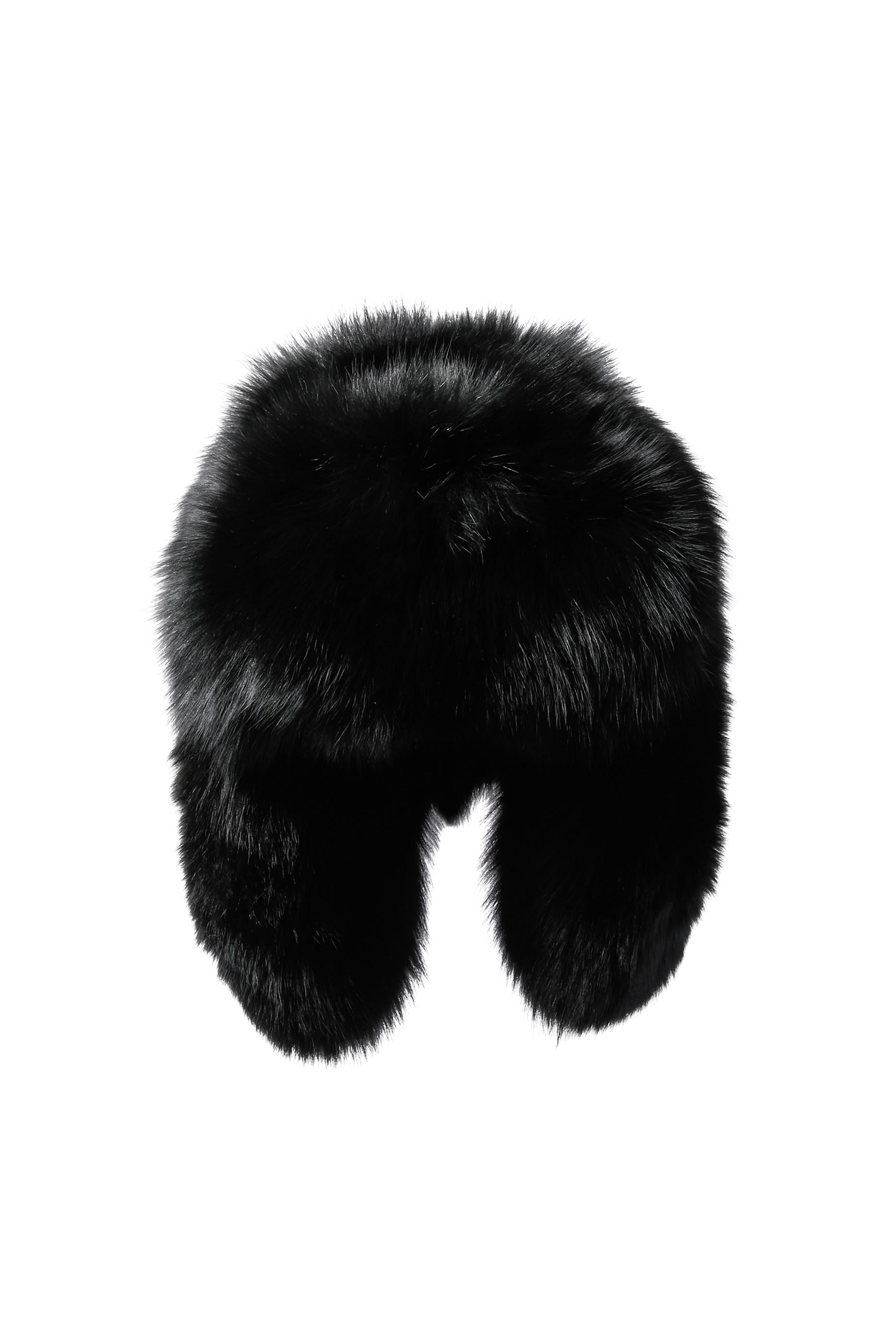 Flannel Ushanka with Fox Fur