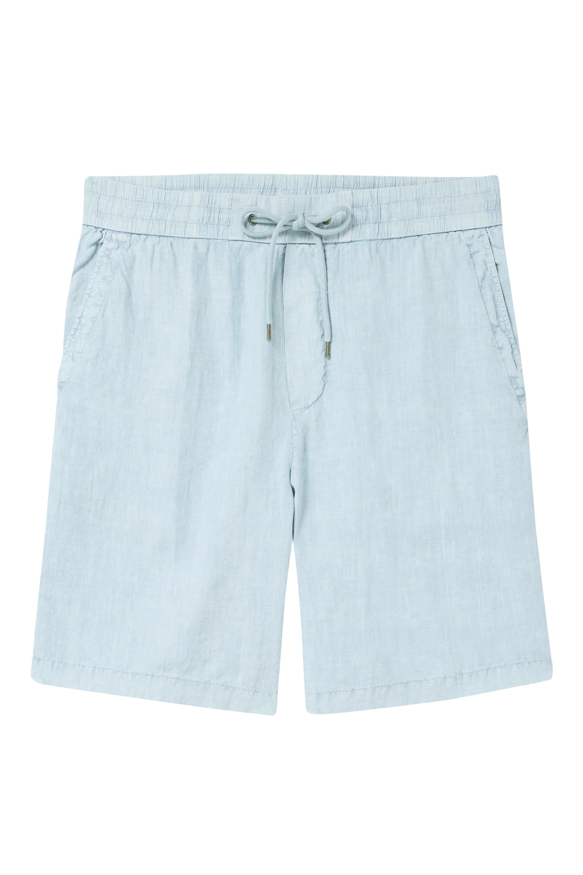 Relaxed Fit Linen Shorts