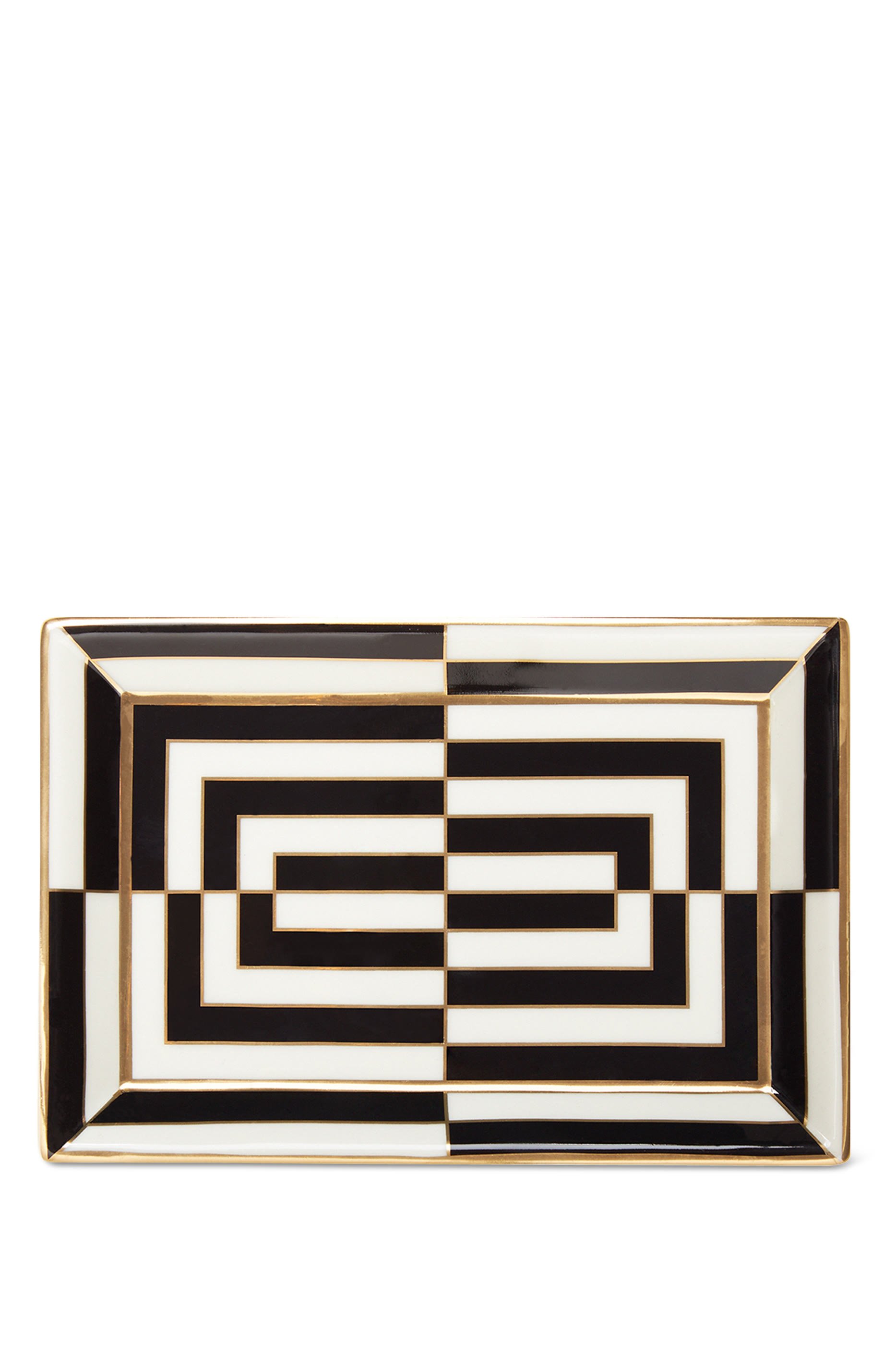 Op Art Rectangle Tray