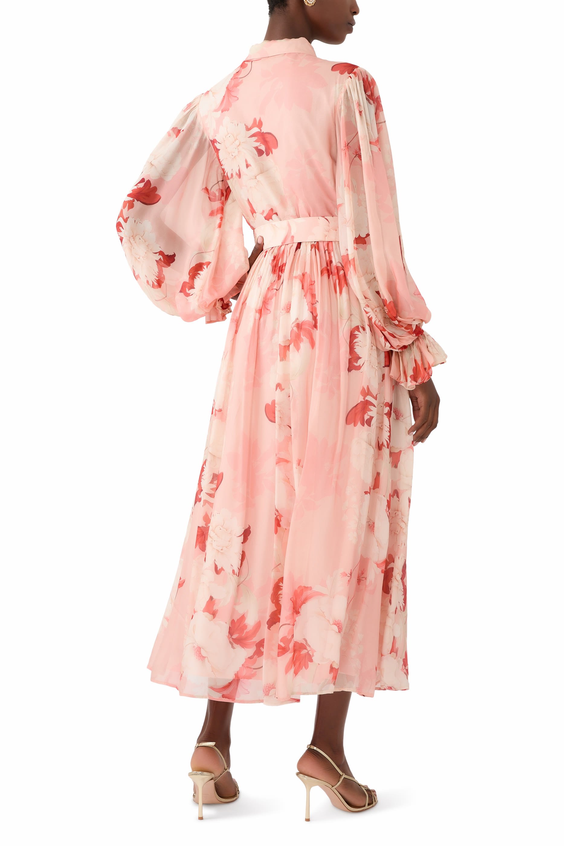 Cassie Tie Neck Midi Dress