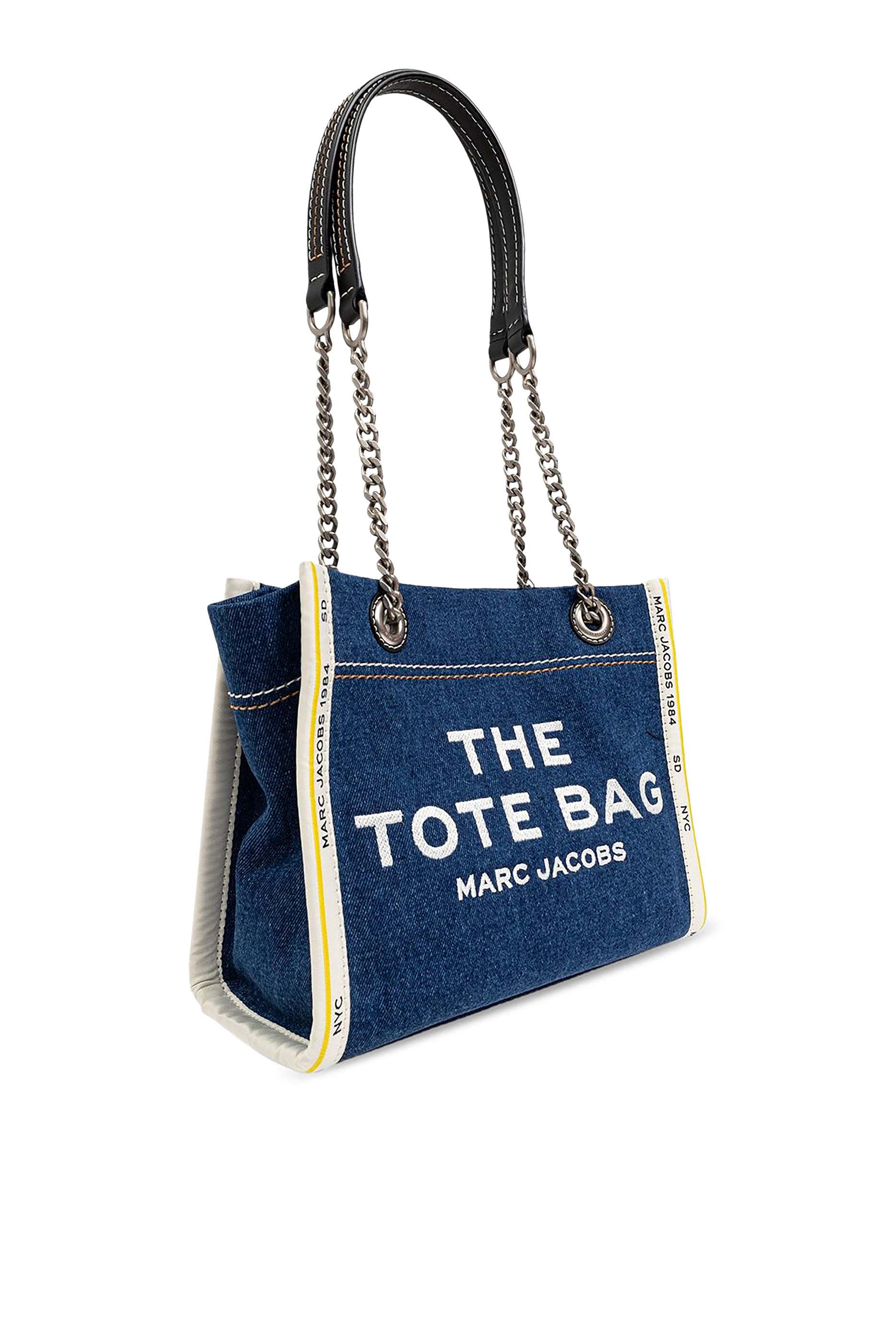 The Denim Chain Small Tote Bag