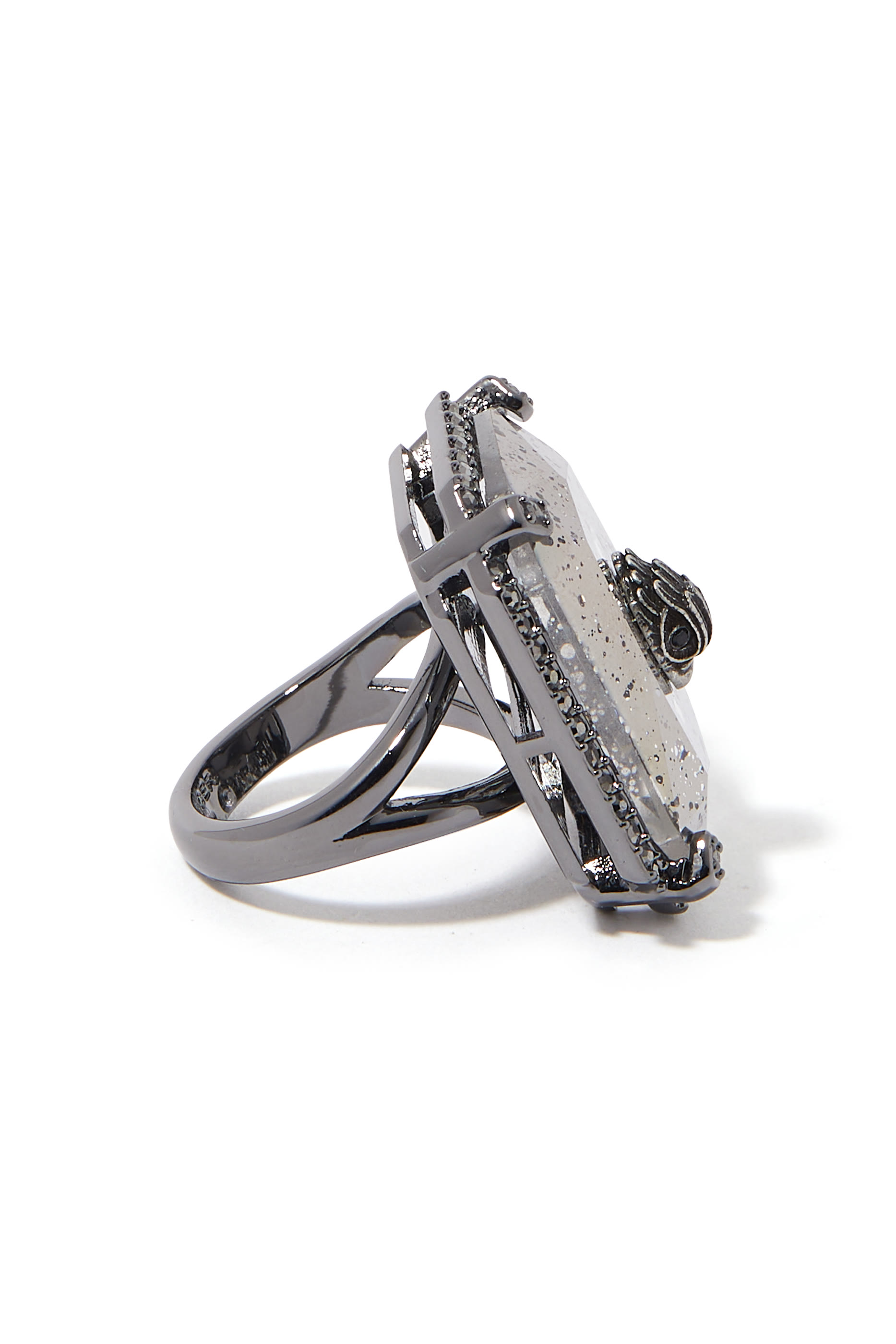 XL Cocktail Ring, Metal