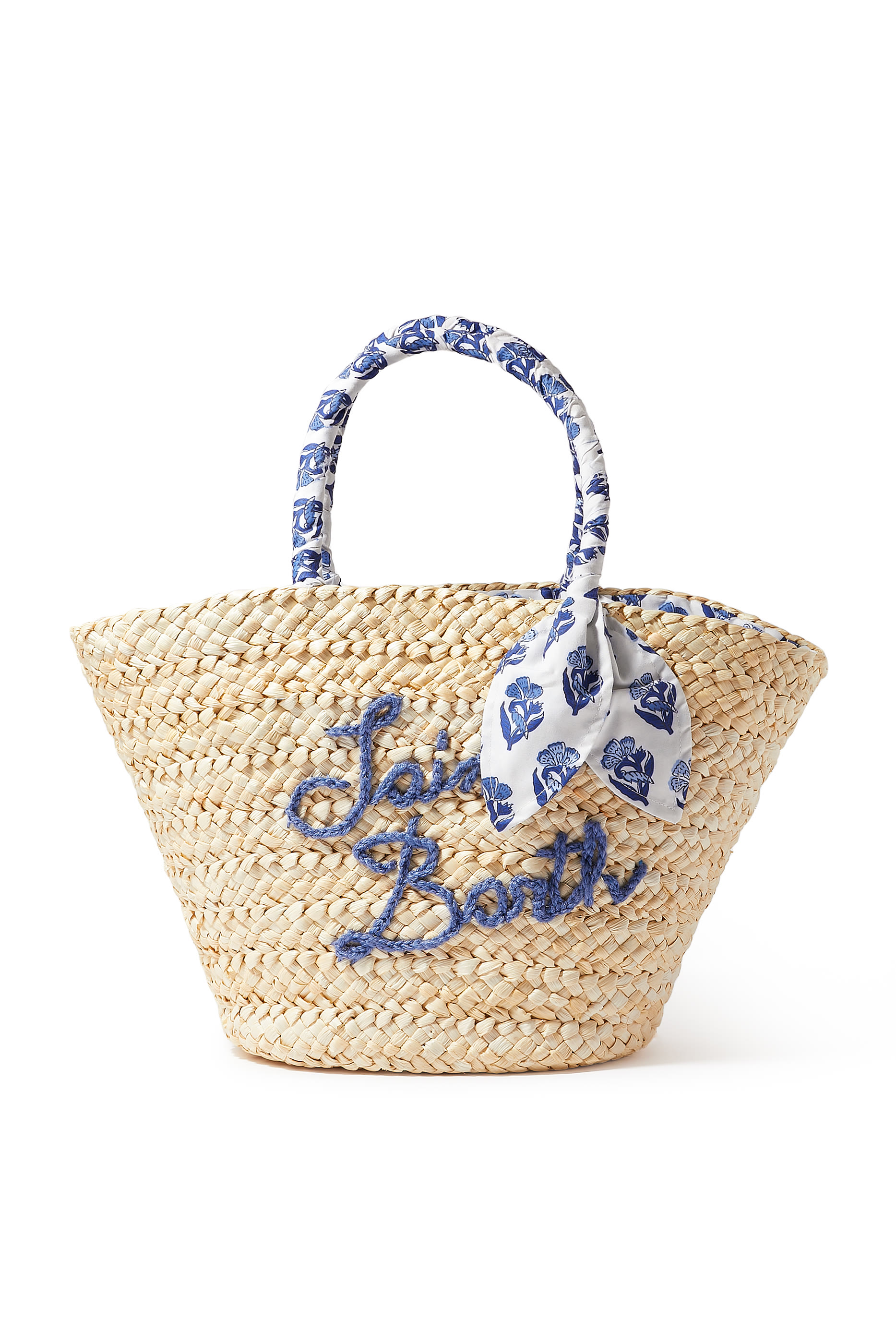 Kylie  Large Woven-Straw Tote Bag