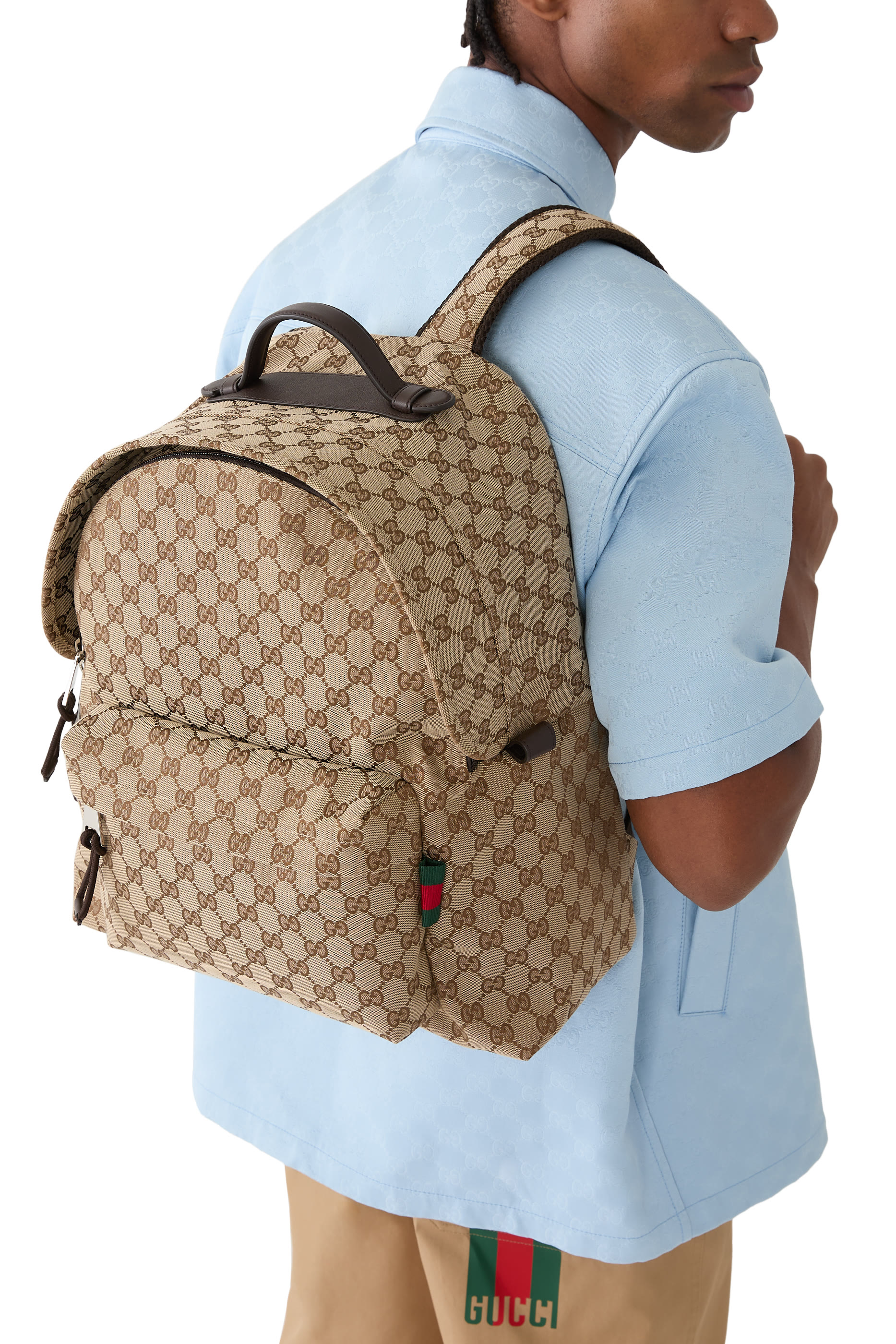 Medium GG Backpack with Web