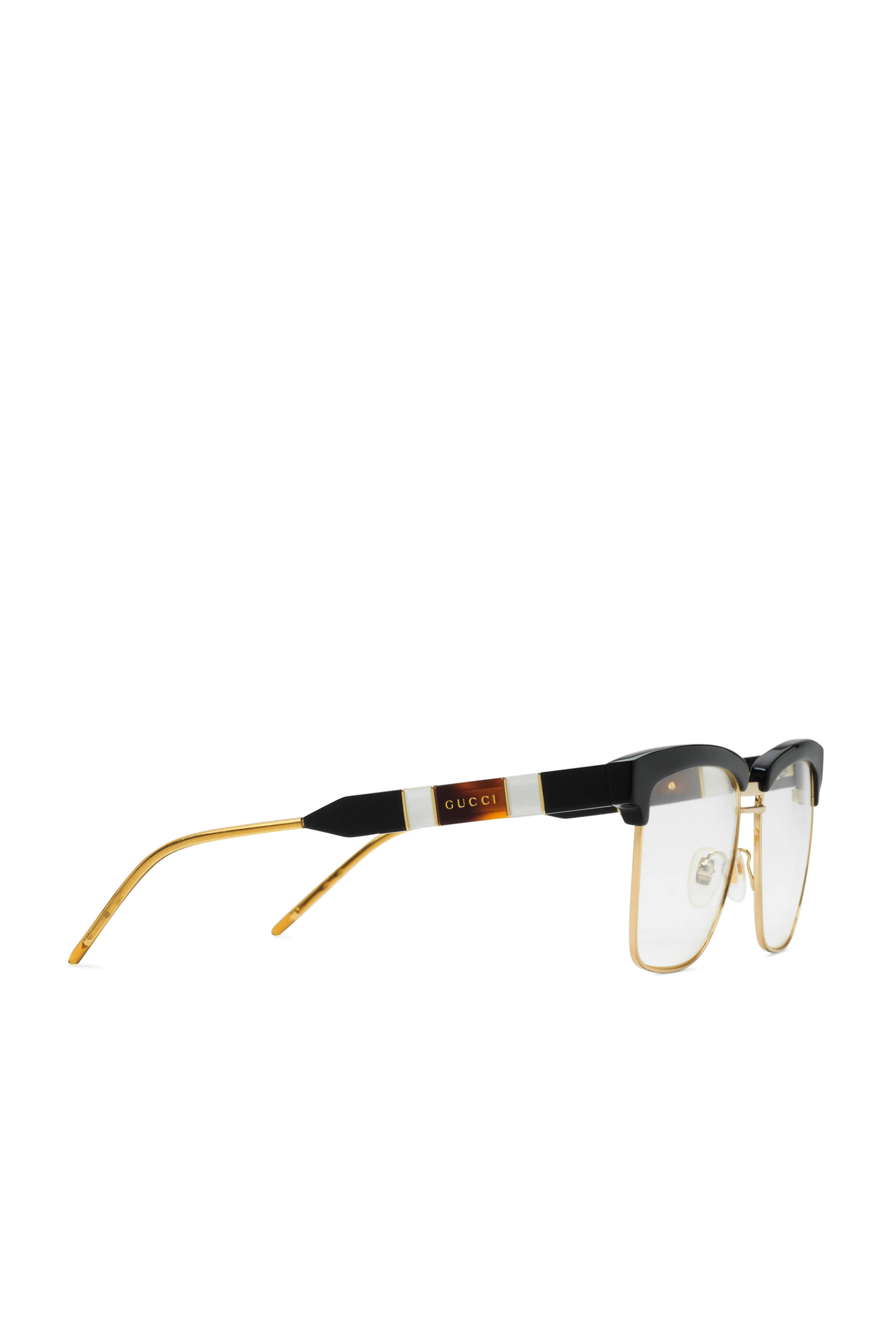 Square Acetate And Metal Glasses