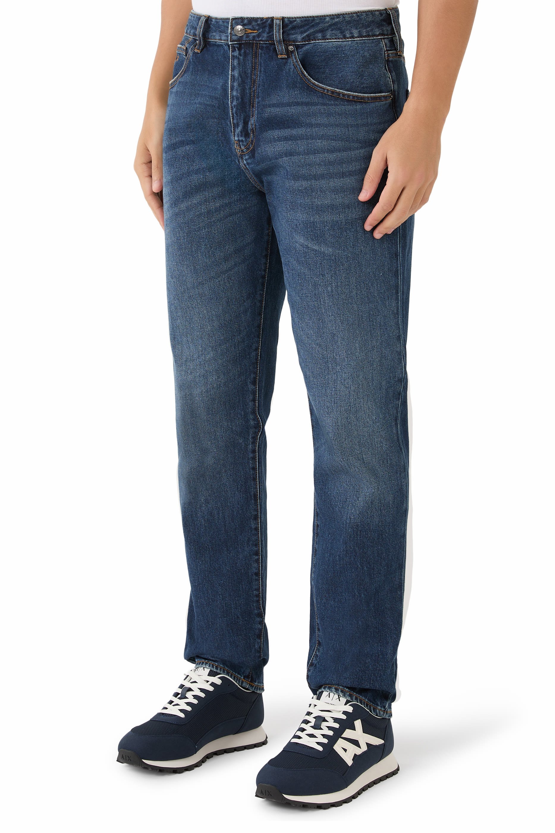 One Block Up Slim Denim Pants