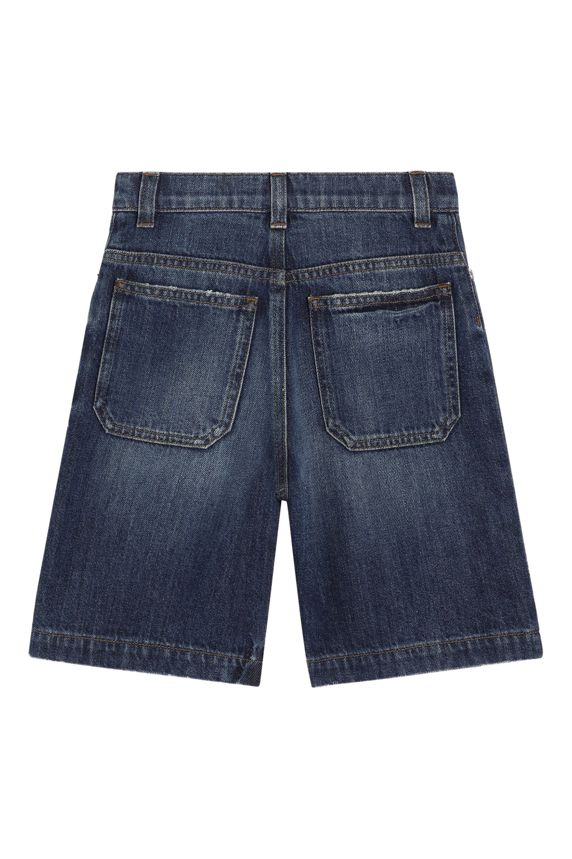 Kids Logo Bermuda Cotton Shorts