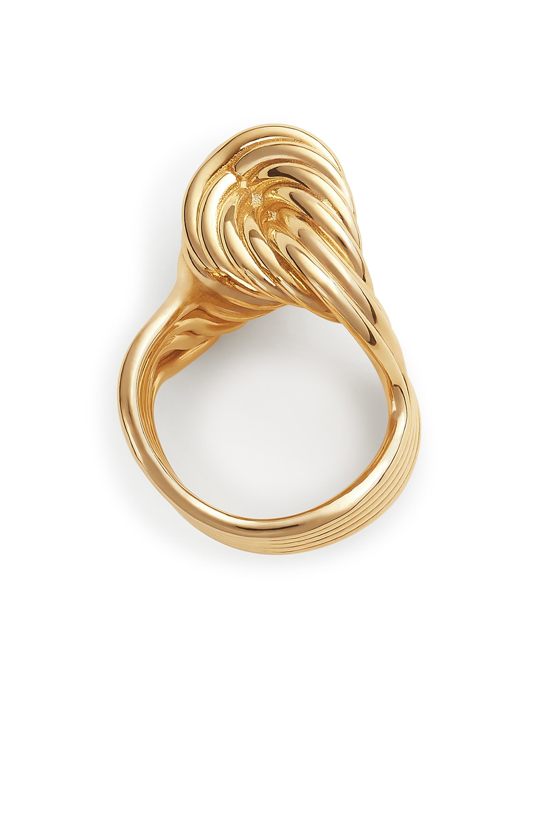  Slice Ring, 18K Gold-Finish Sterling Silver