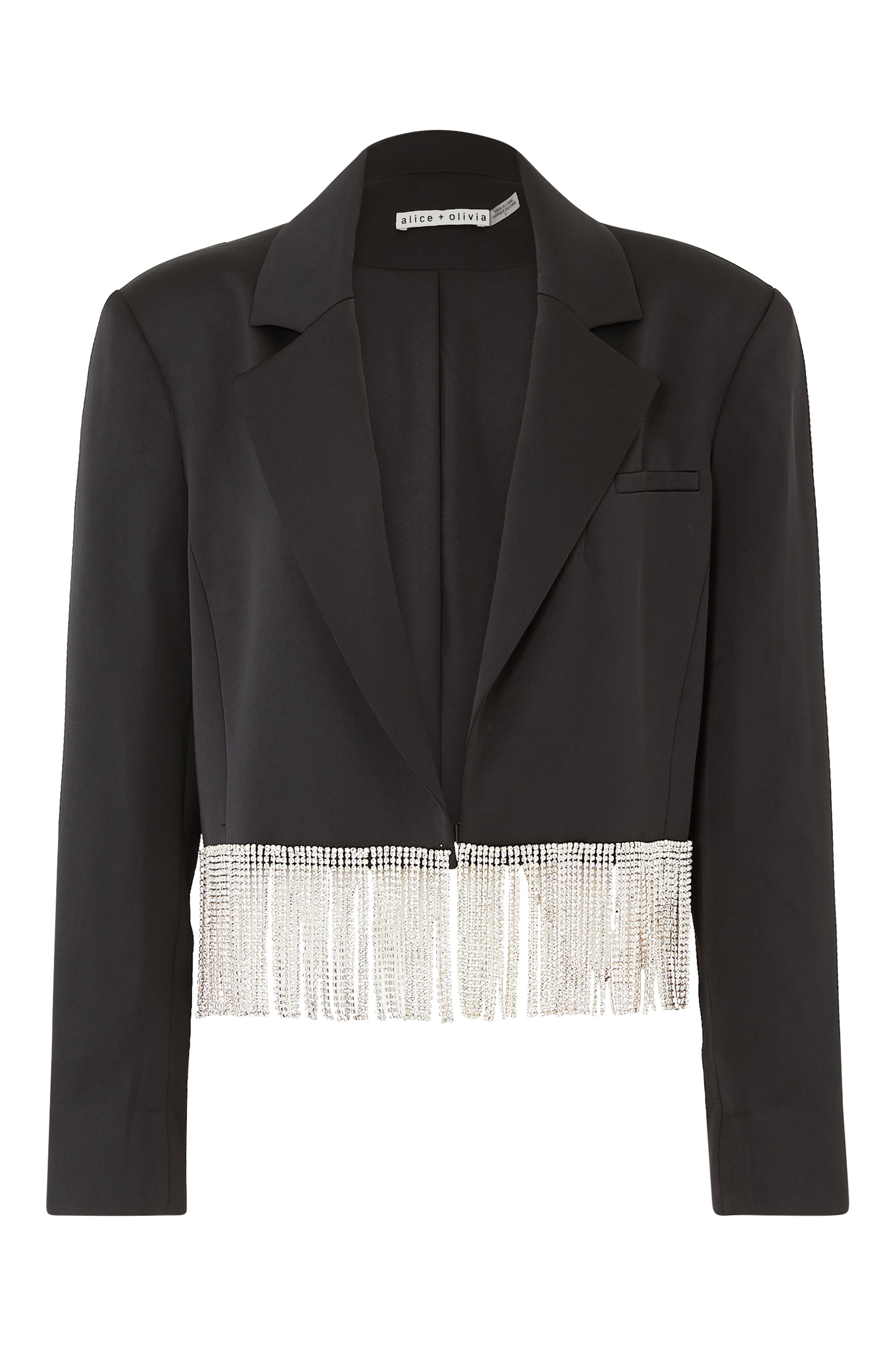 Shan Cropped Fringe Blazer
