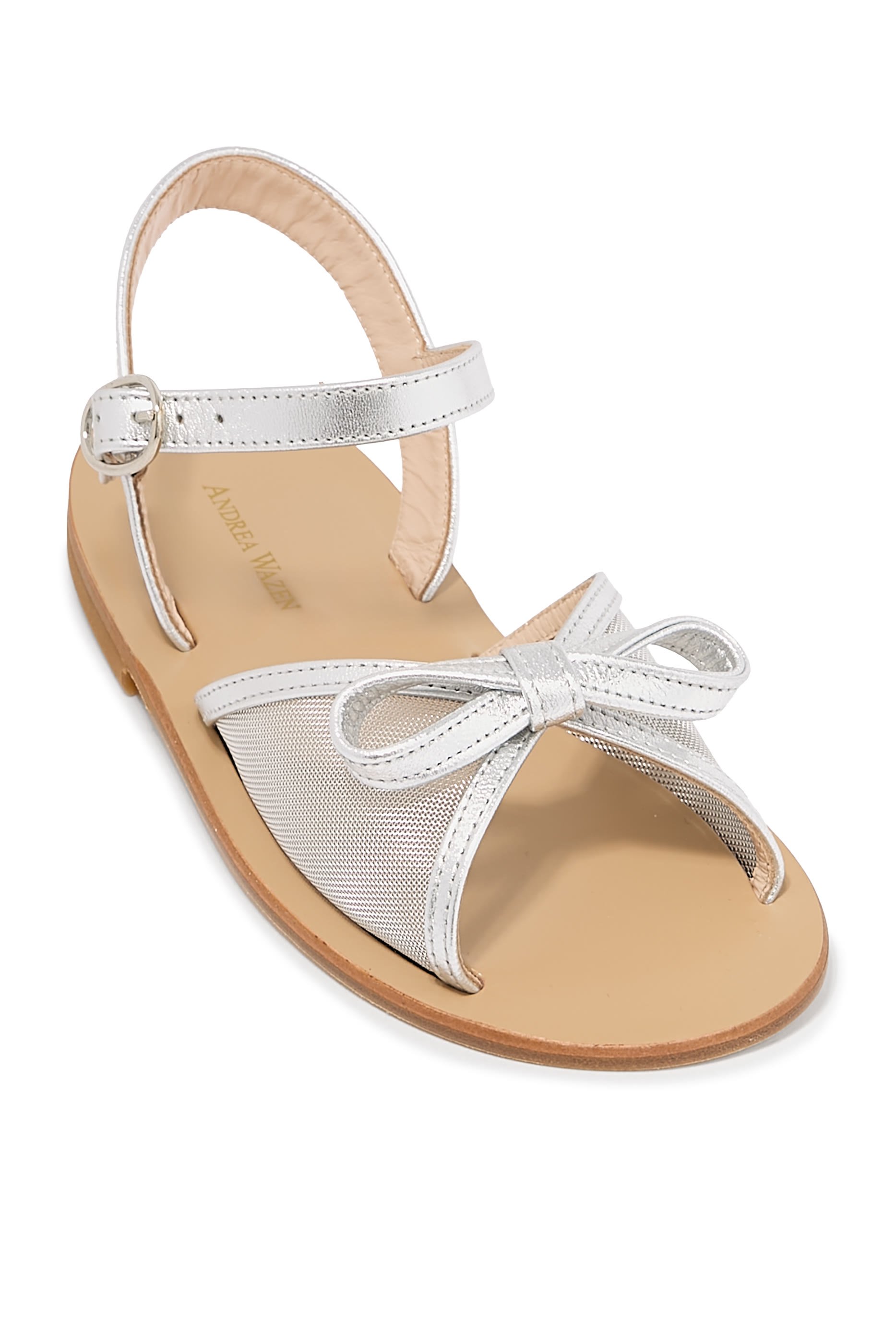 Kids Kay Mini Mesh Metallic Sandals