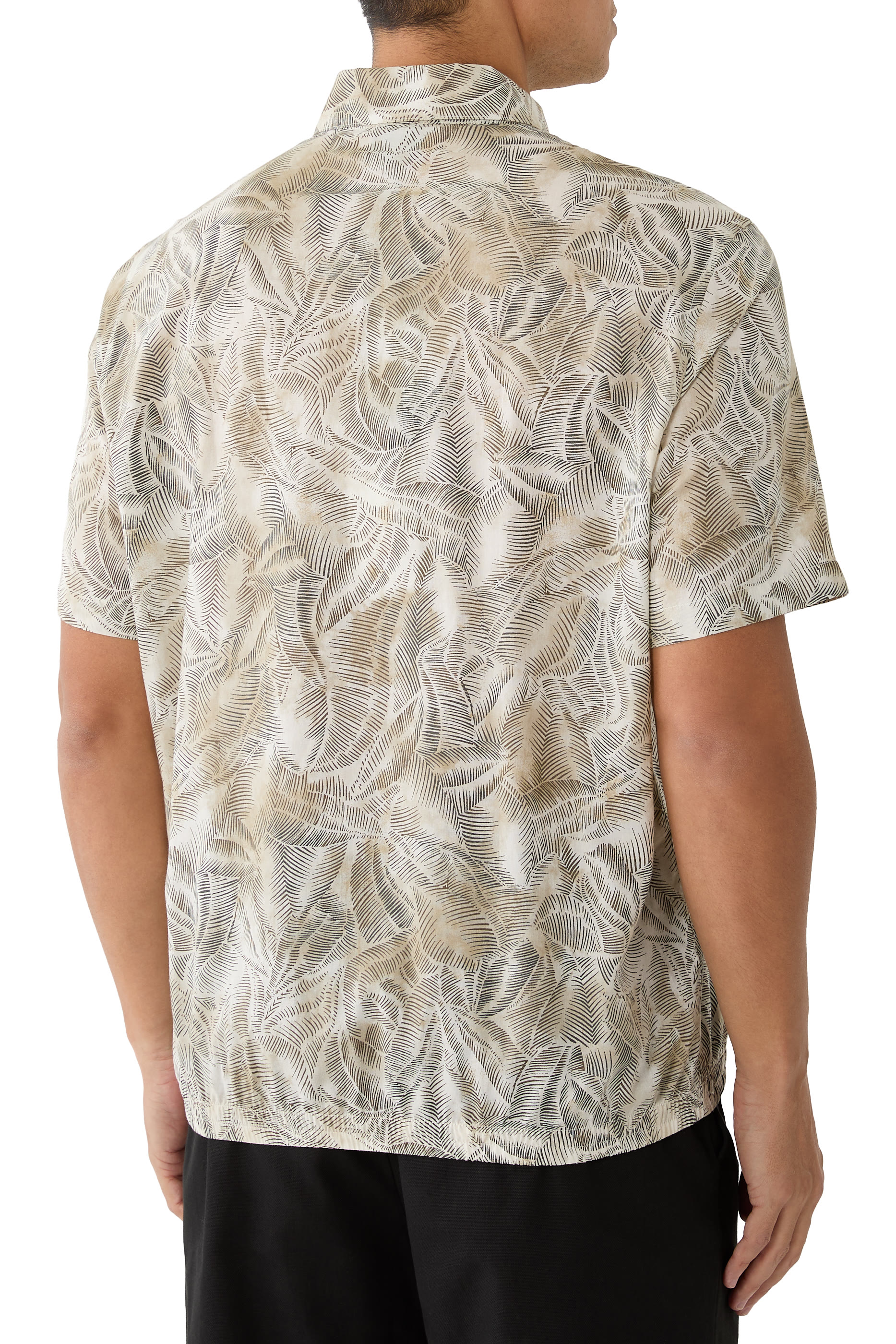 Hidden Button Placket Shirt