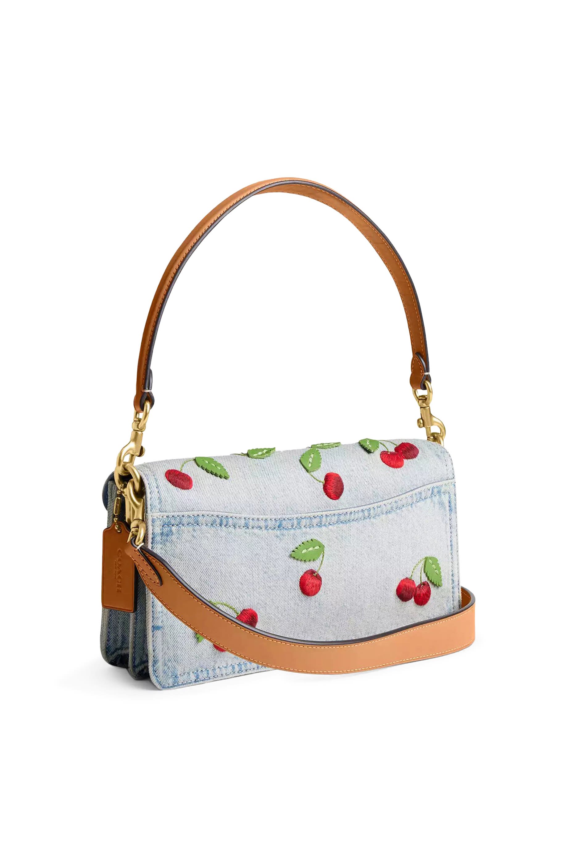Tabby 26 Shoulder Bag With Cherry Embroidery 