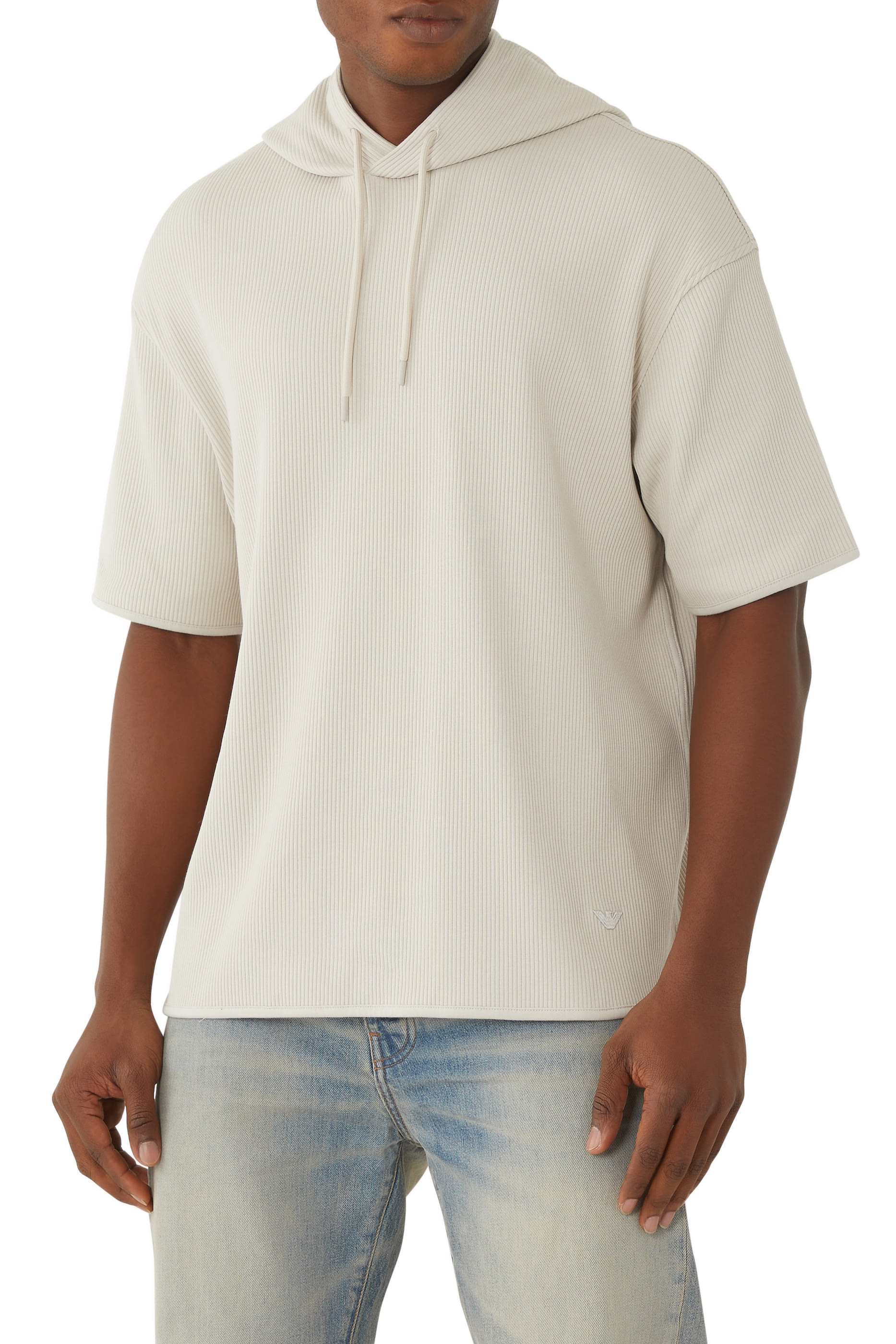 Micro Eagle Logo Hooded Sweatshirt