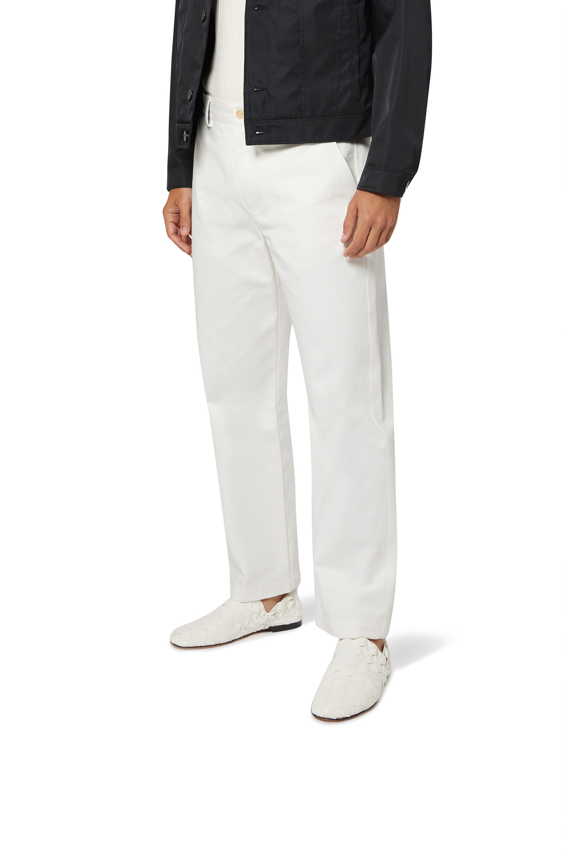 Intrecciato Leather Loafers