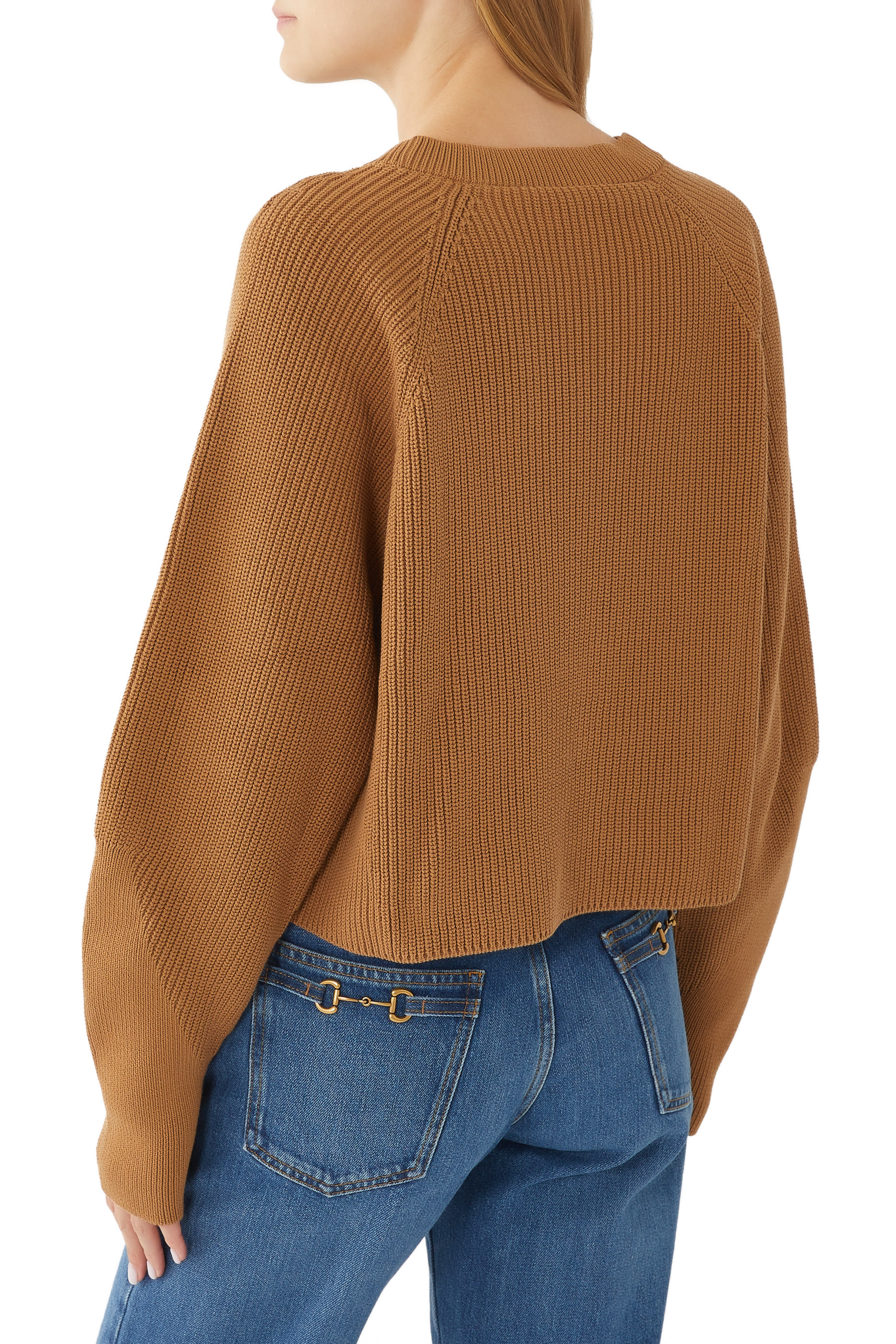 Chunky Rib-Knit Cotton Cardigan