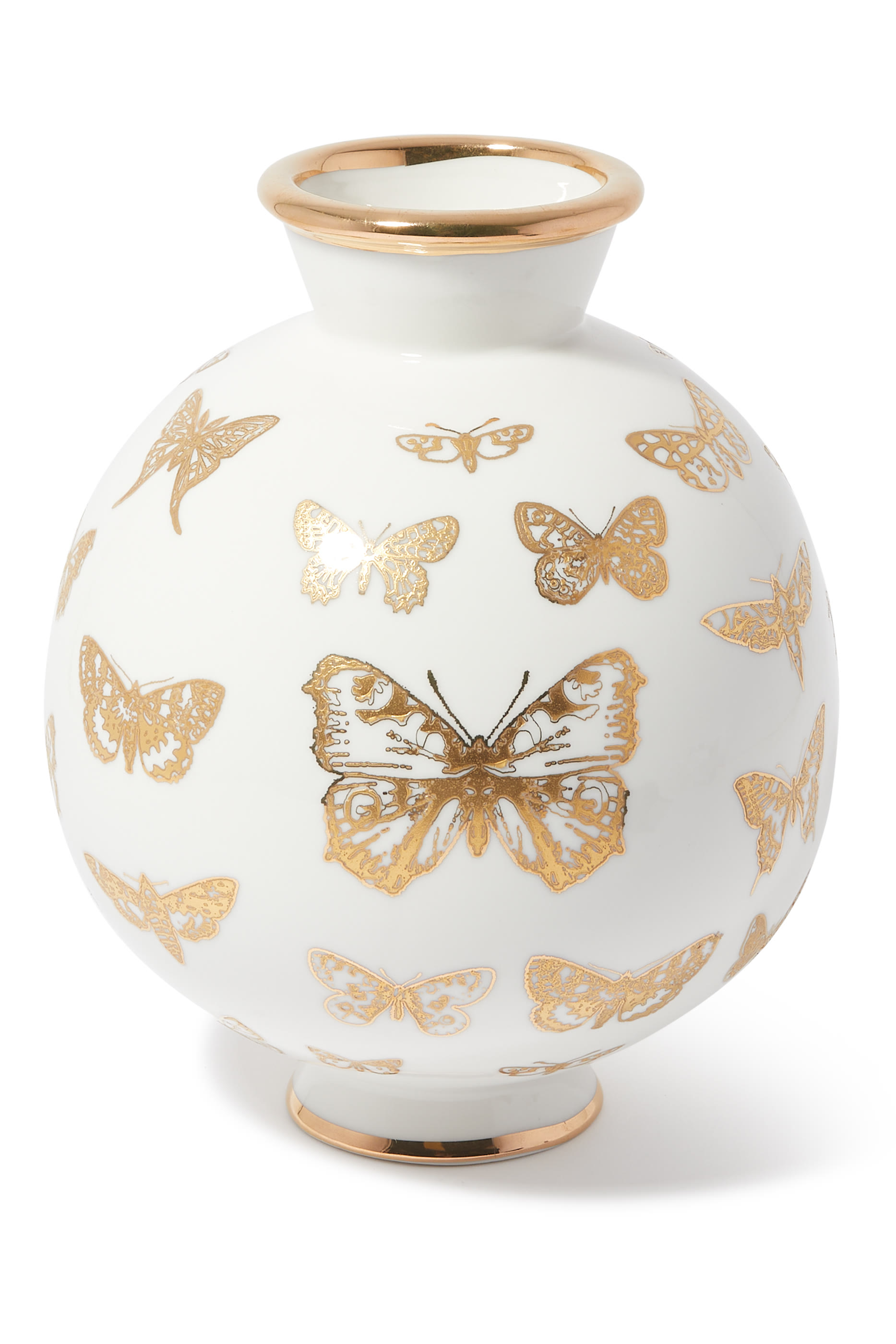 Botanist Round Butterfly Vase