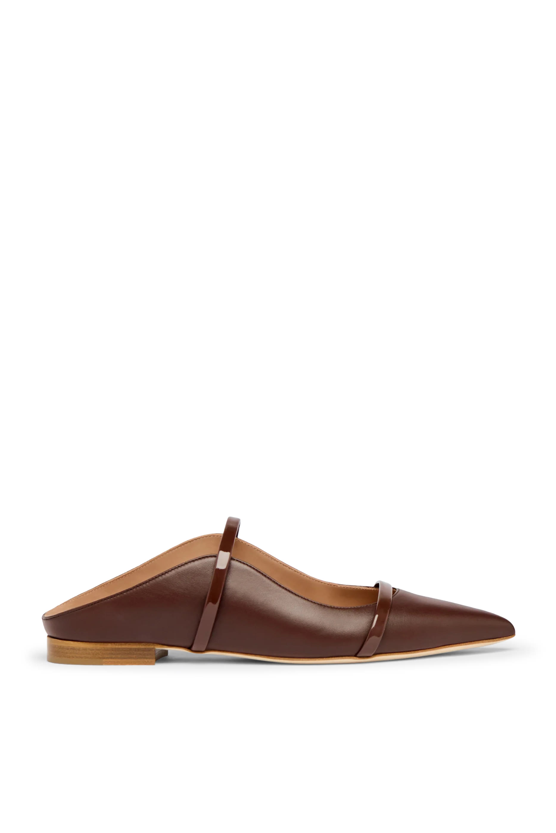 Maureen Leather Flat Mules