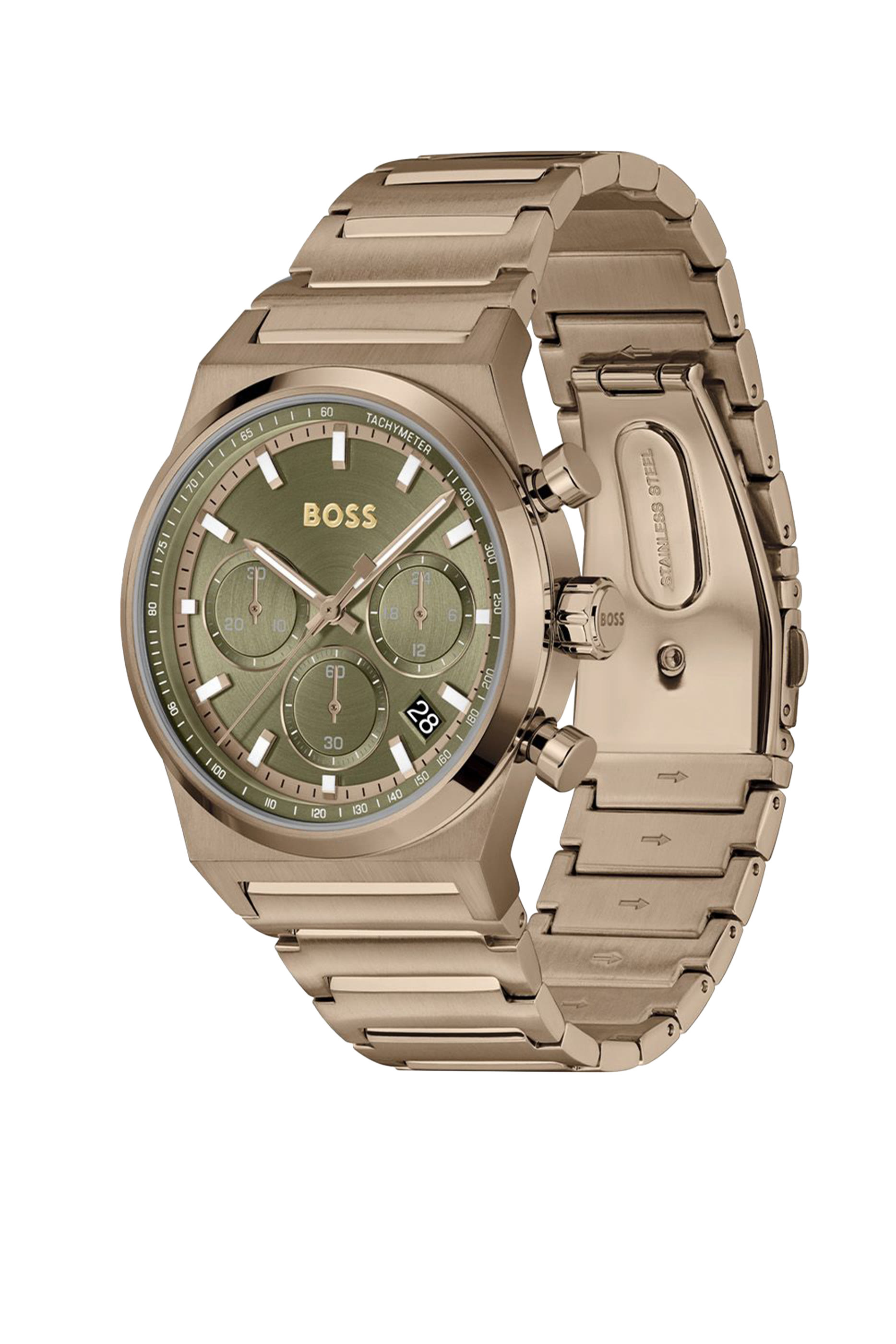 Candor Chrono Green-Dial Chronograph Watch