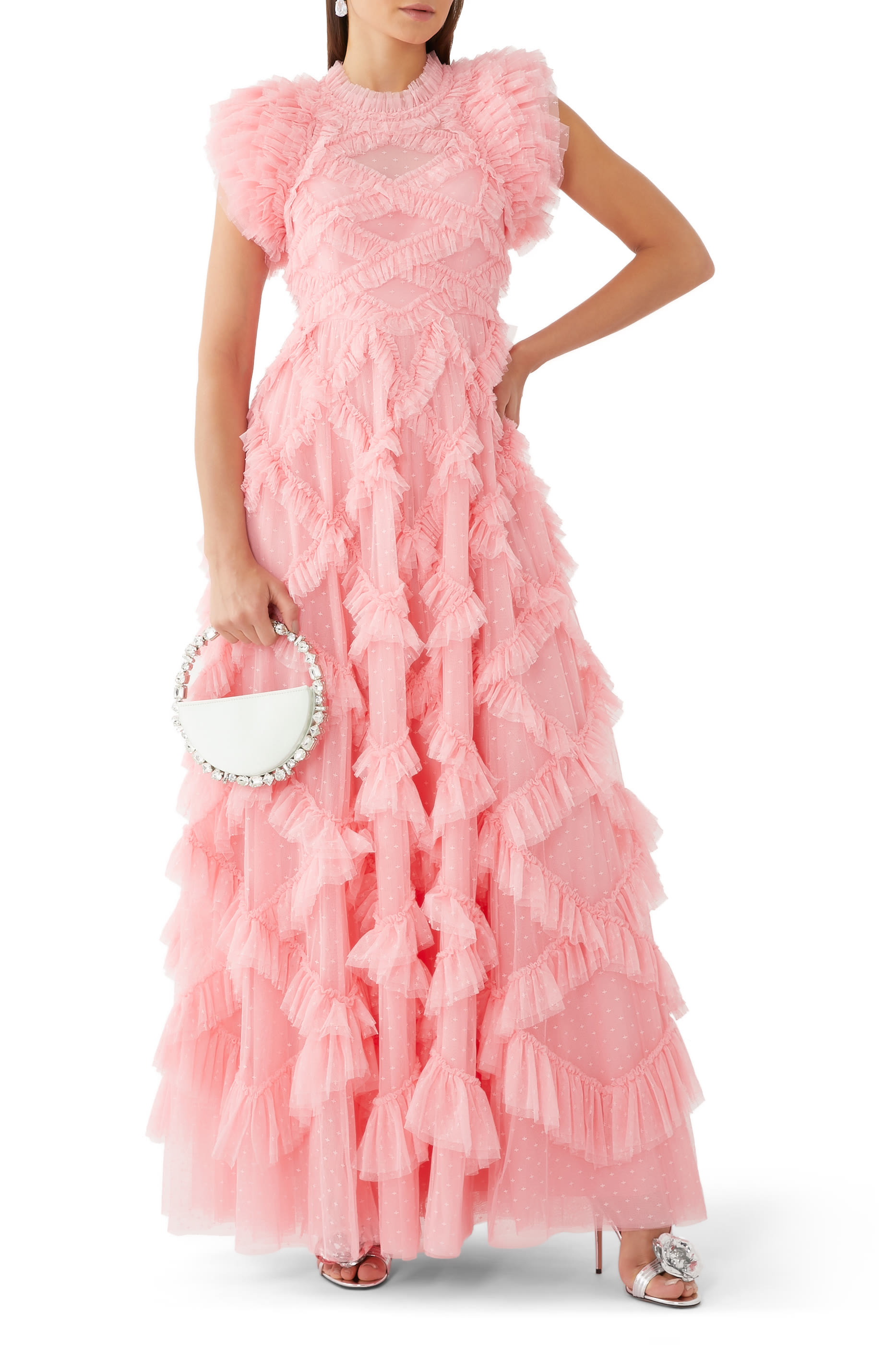 Genevieve Ruffle Gown