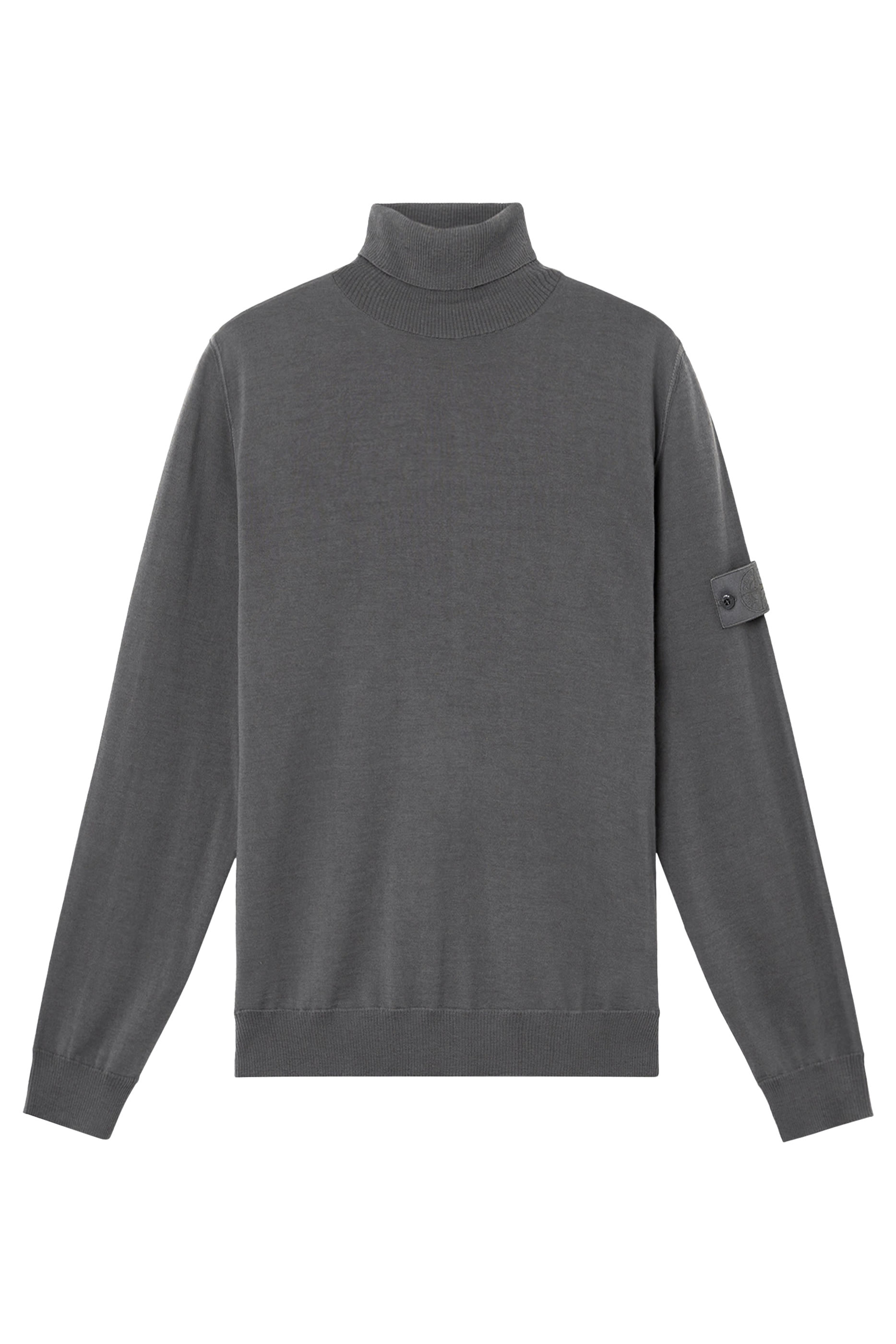 Turtleneck Jumper with Ribbed Trims