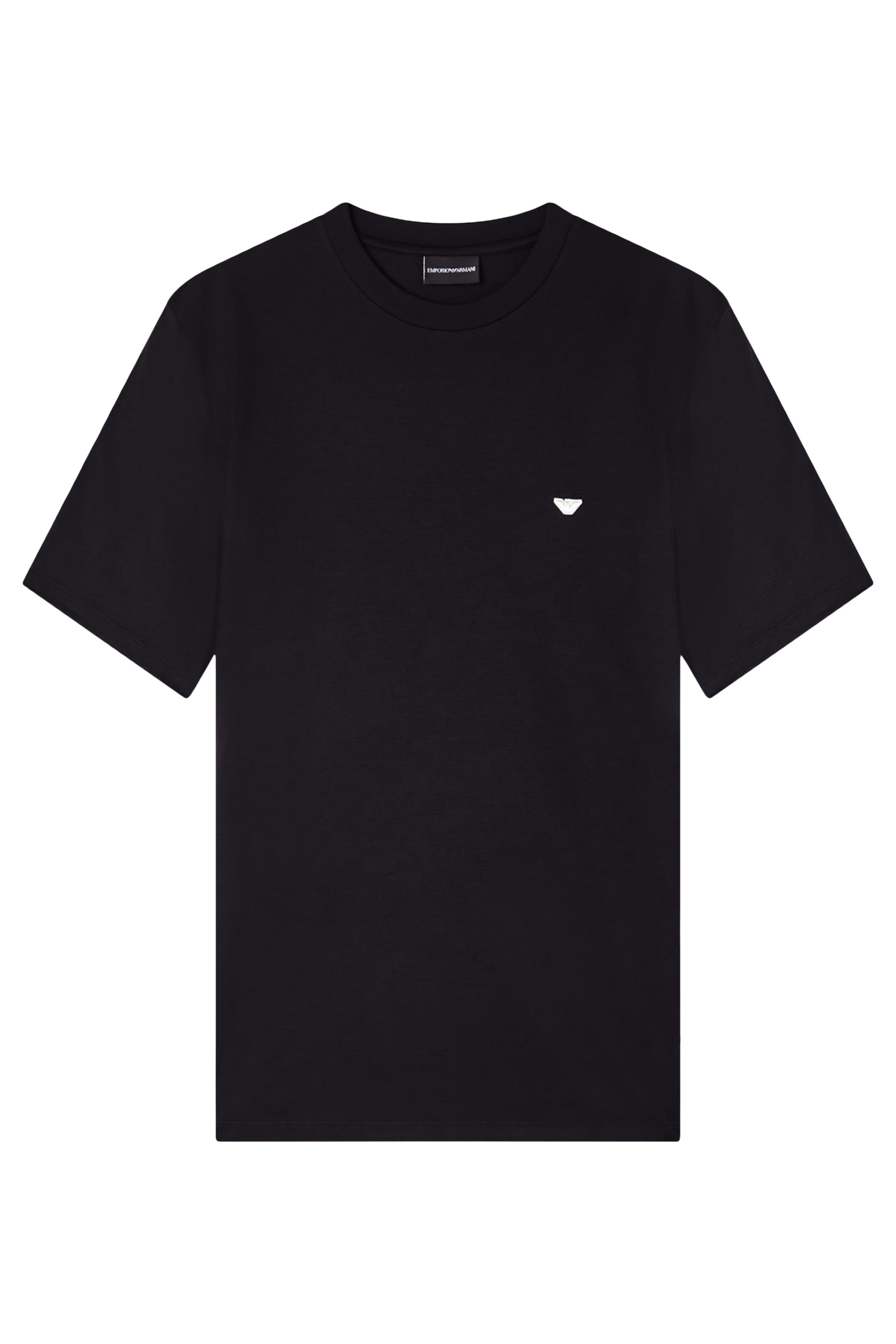 Embossed Eagle Embroidery Lyocell-Blend Jersey T-Shirt