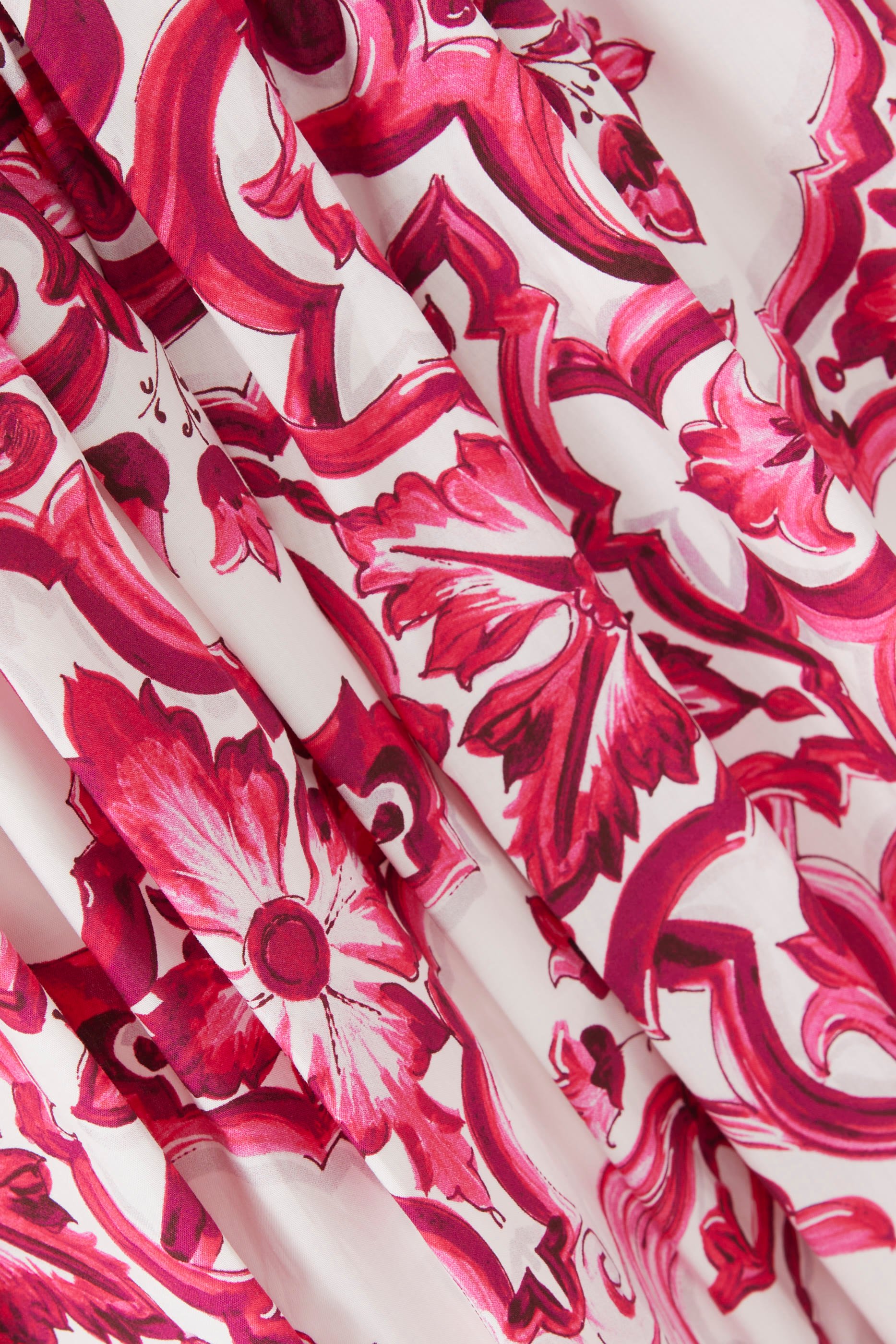 Kids Majolica Print Short-Sleeve Dress