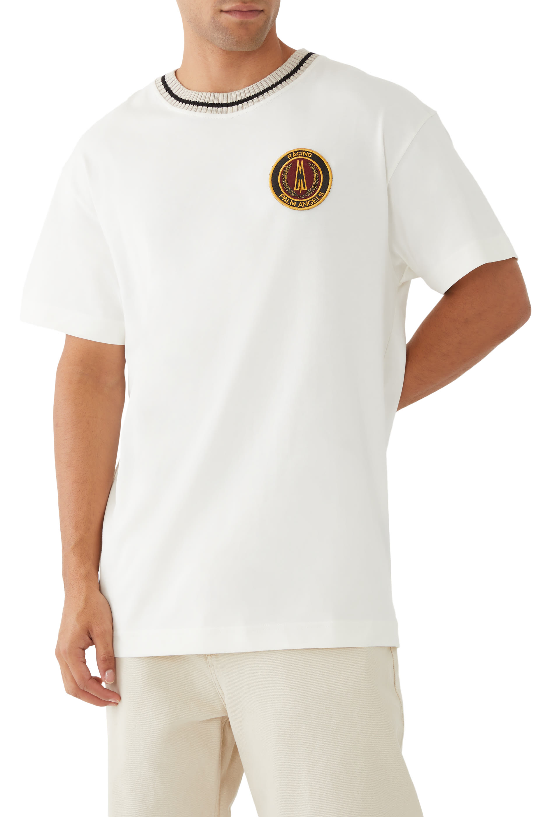 Racing-Inspired Patch T-Shirt