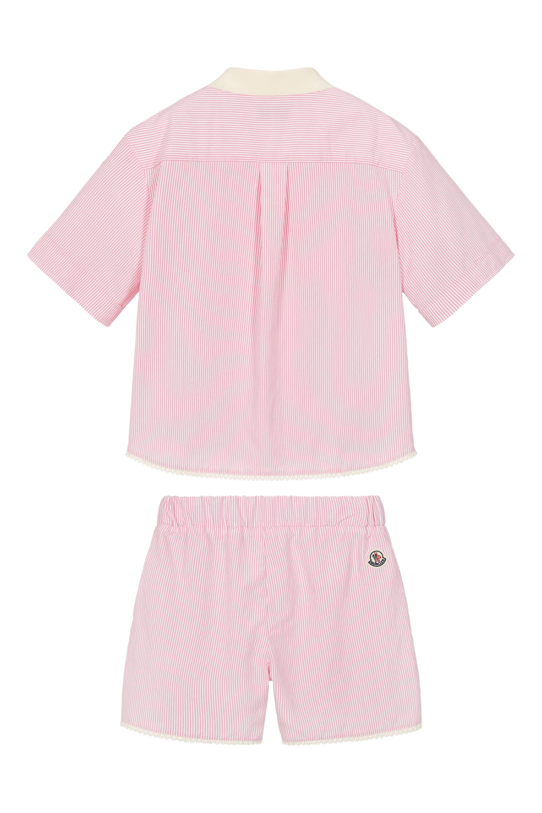 Kids Striped Shirt & Shorts Set