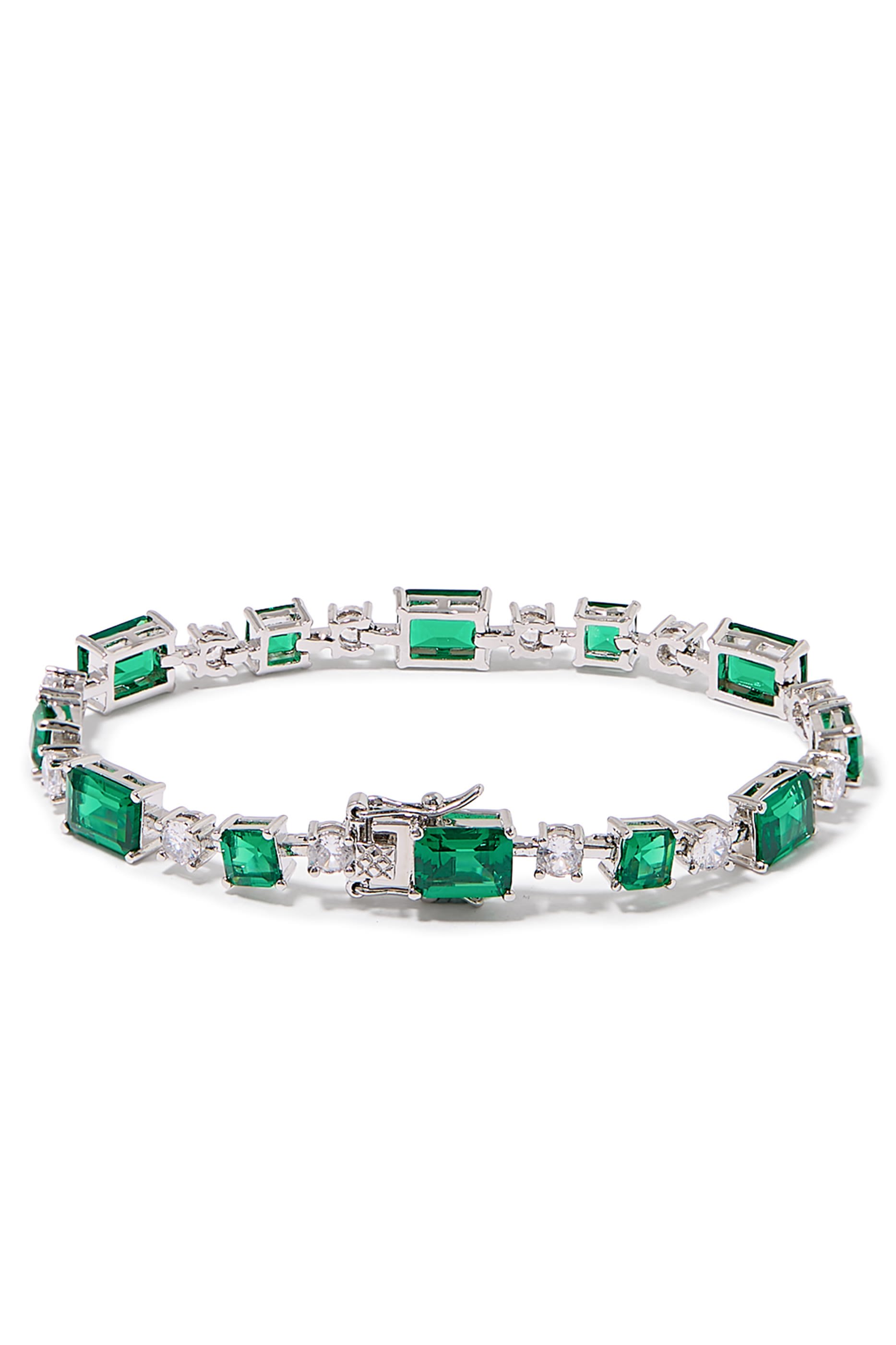 Emerald and Diamond Bracelet