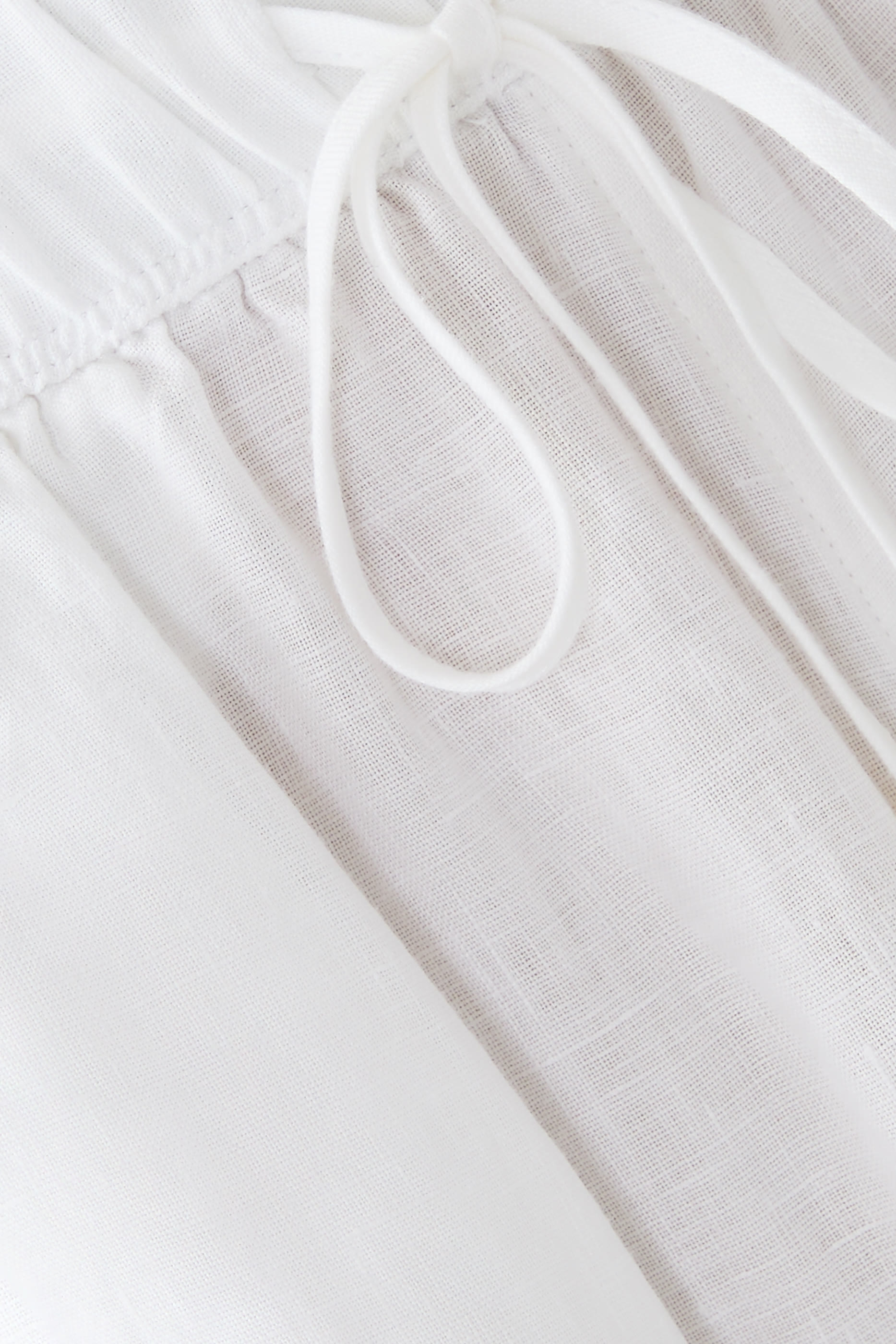 White Bay Drawstring Trousers