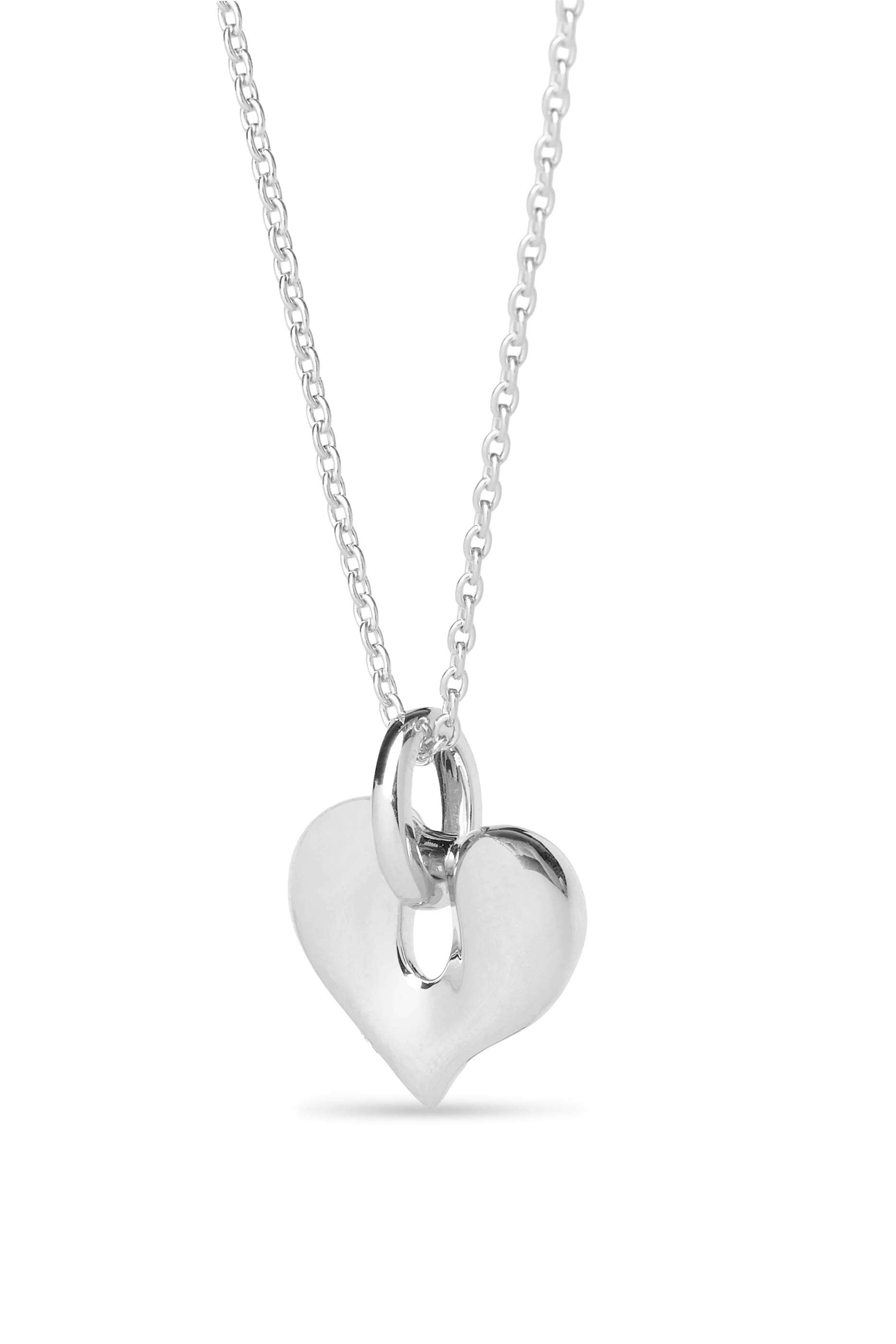 Molten Heart Pendant Necklace