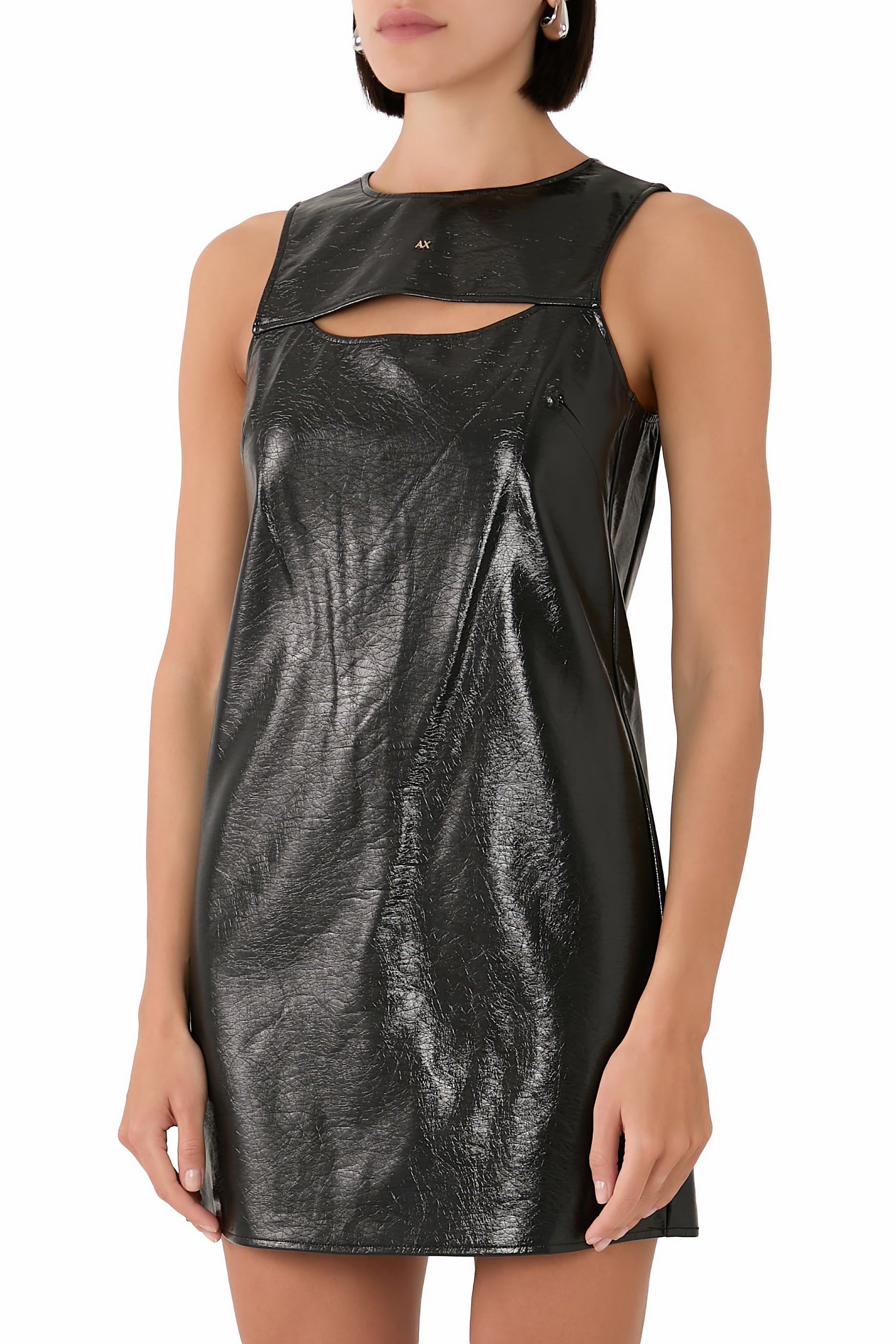 Salin de Giraud Leather Dress