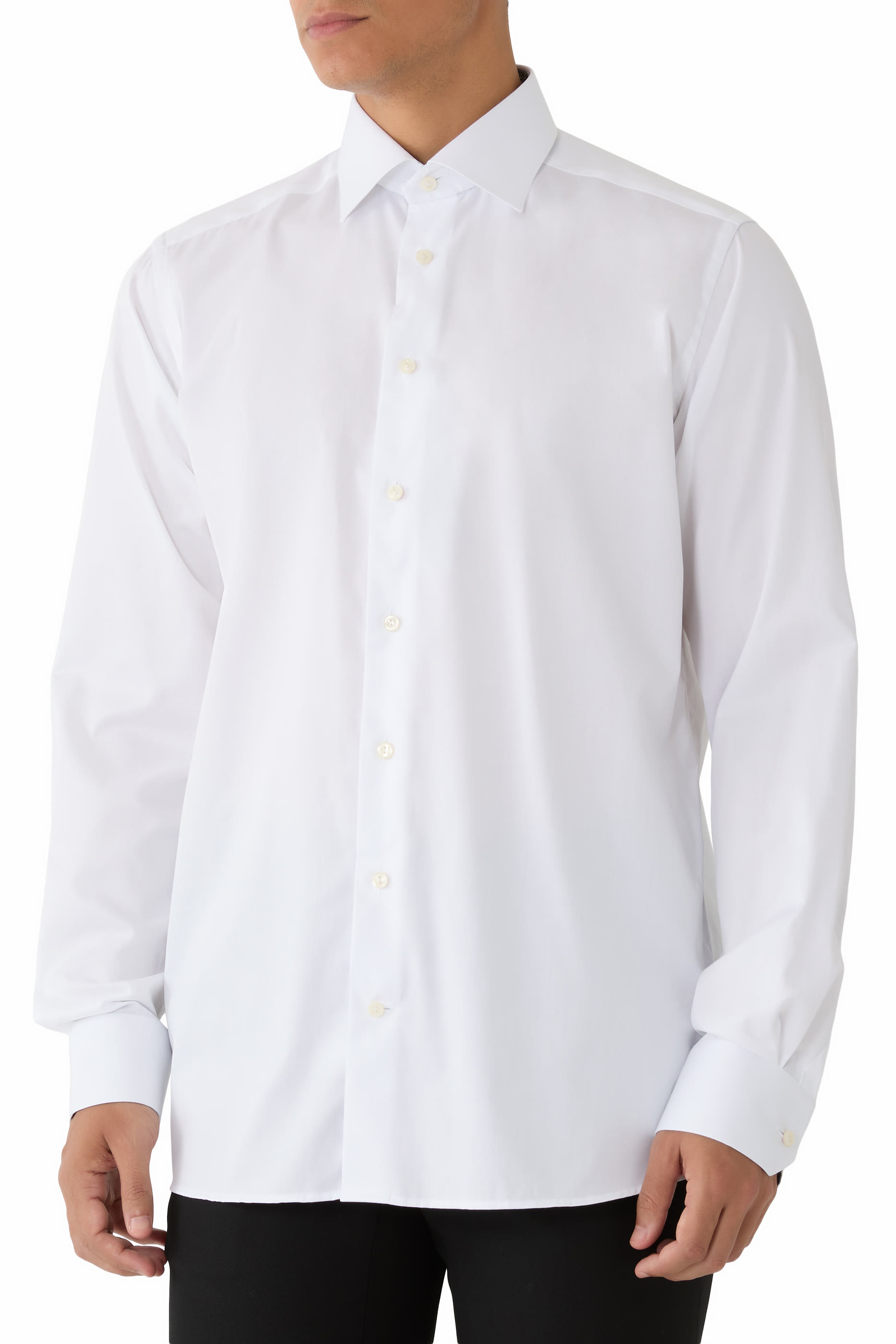 Floral Effect Signature Twill Shirt