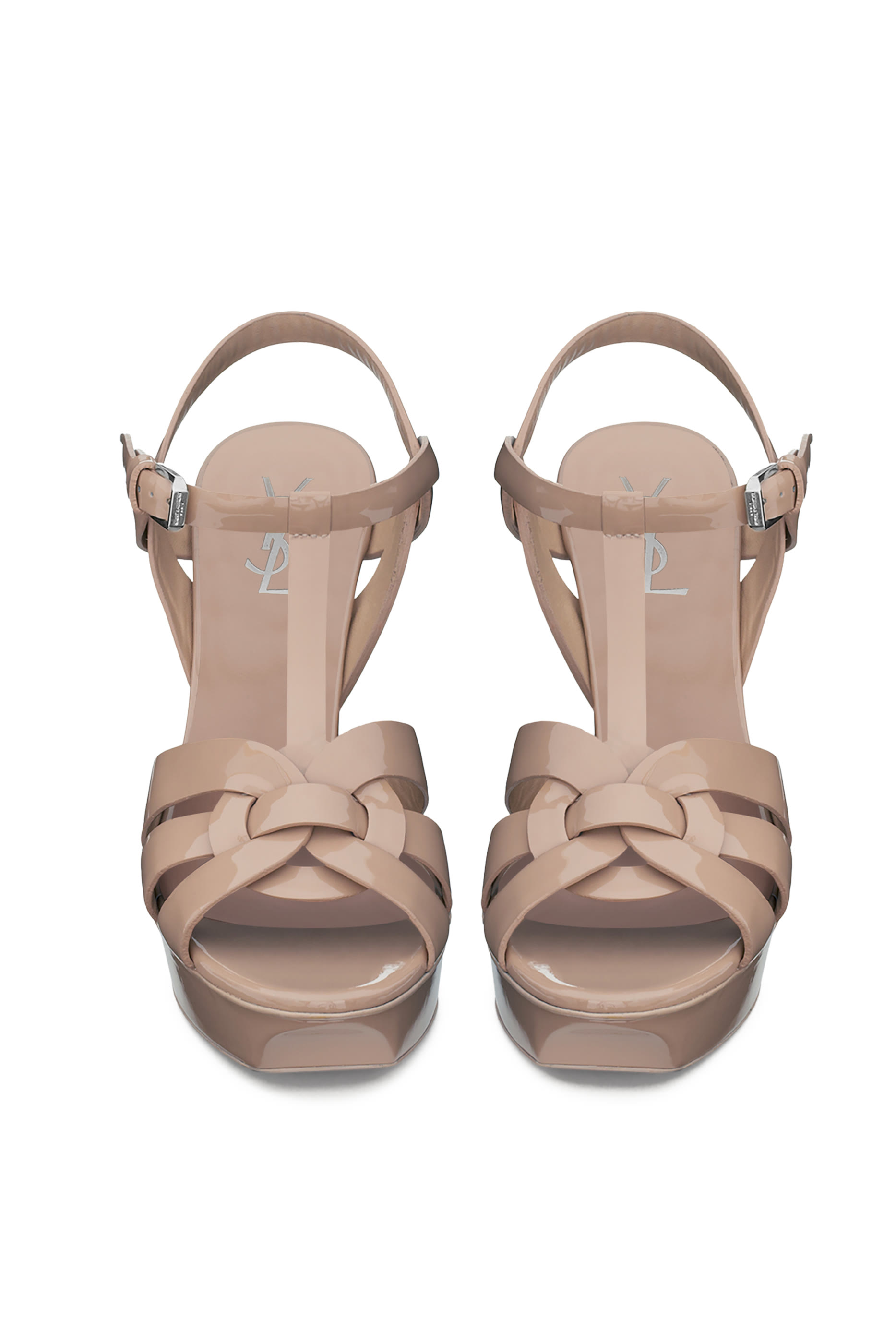 Tribute 105 Platform Sandals in Patent Leather