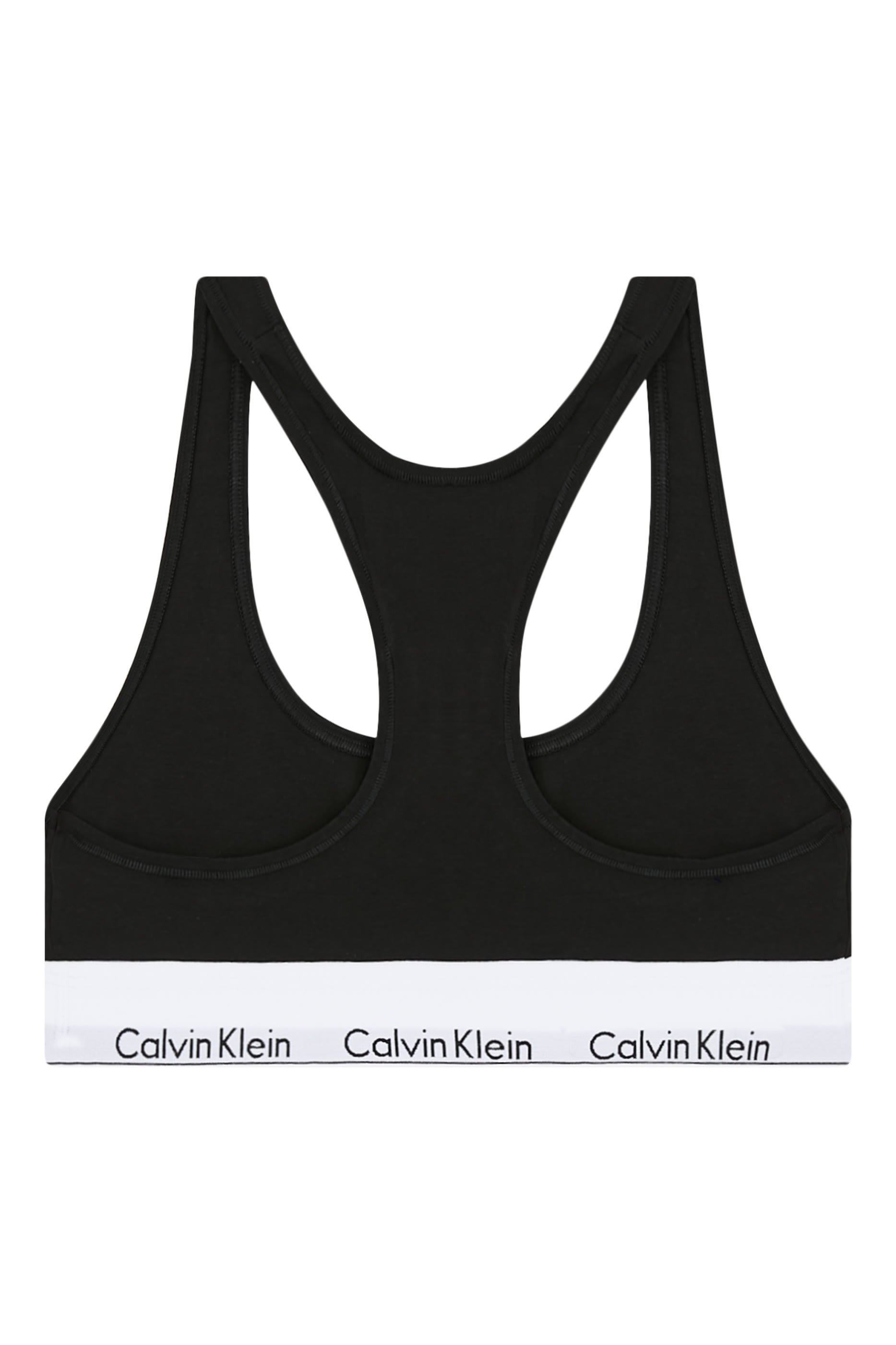 Logo Modern Cotton Unlined Bralette