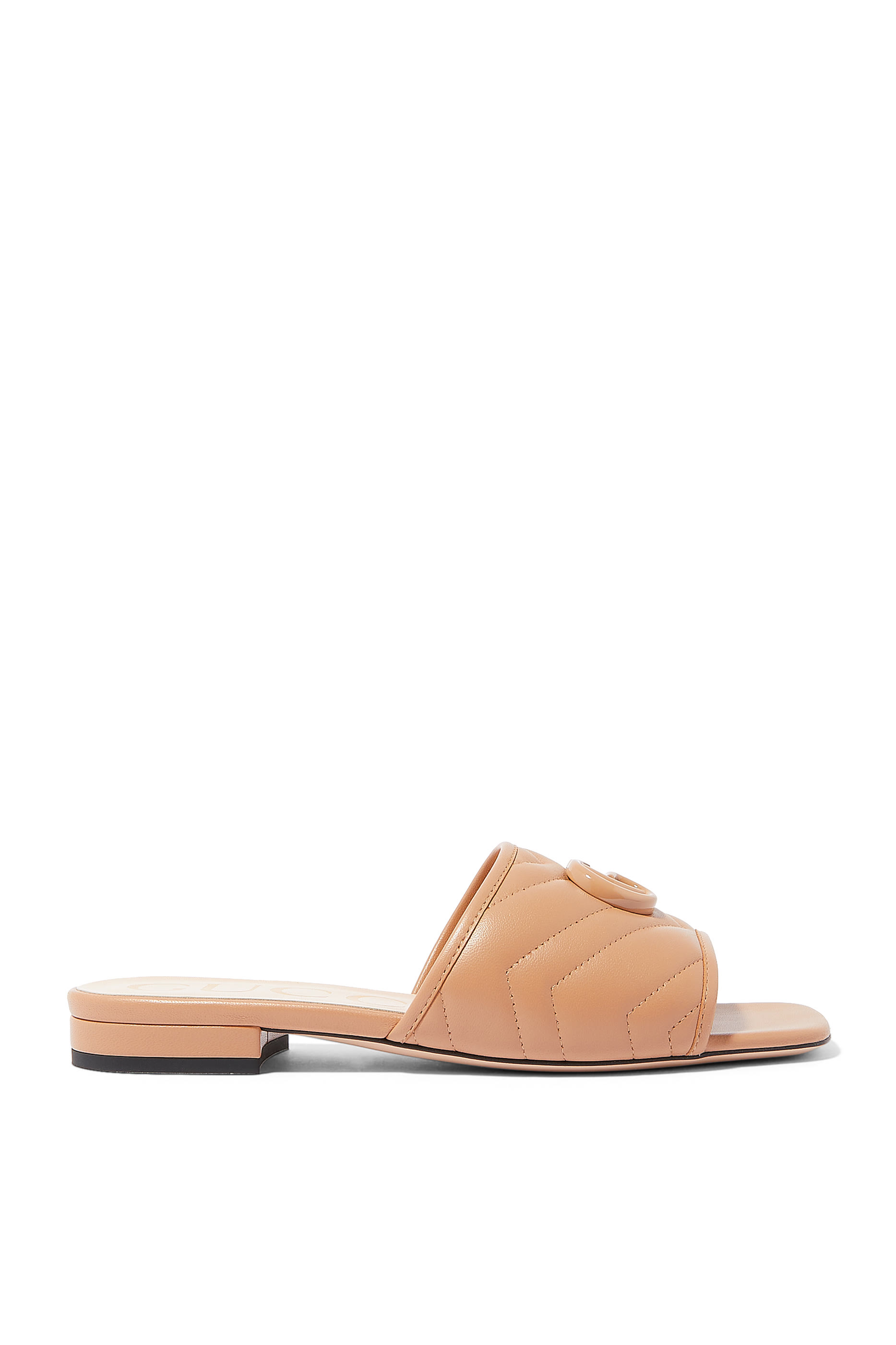 Jolie Leather Slides