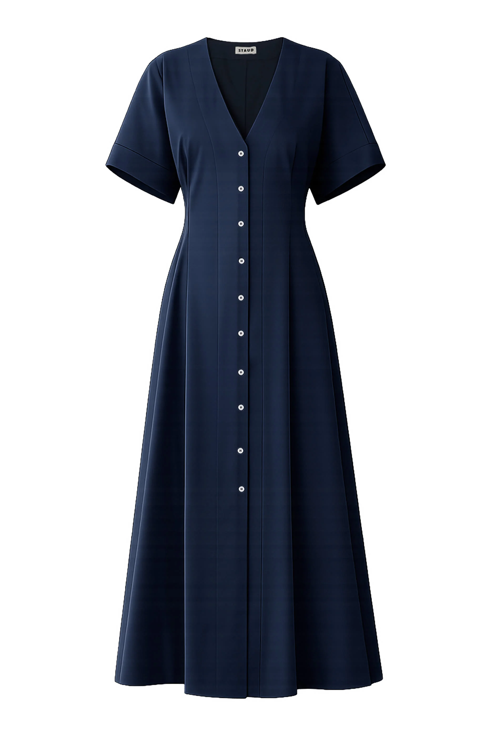 Elle Cotton-Blend Midi Dress