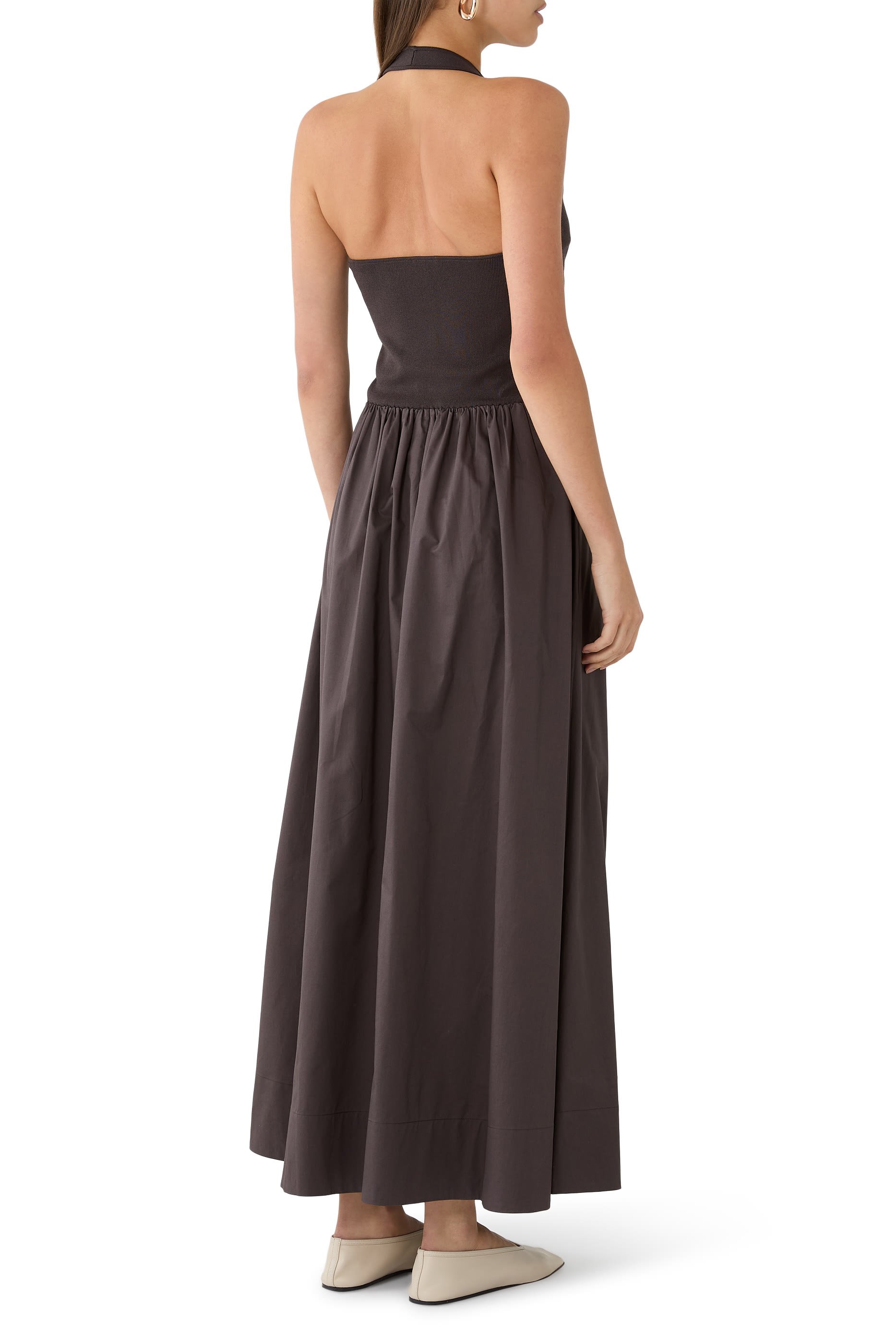 Halter Gathered Dress